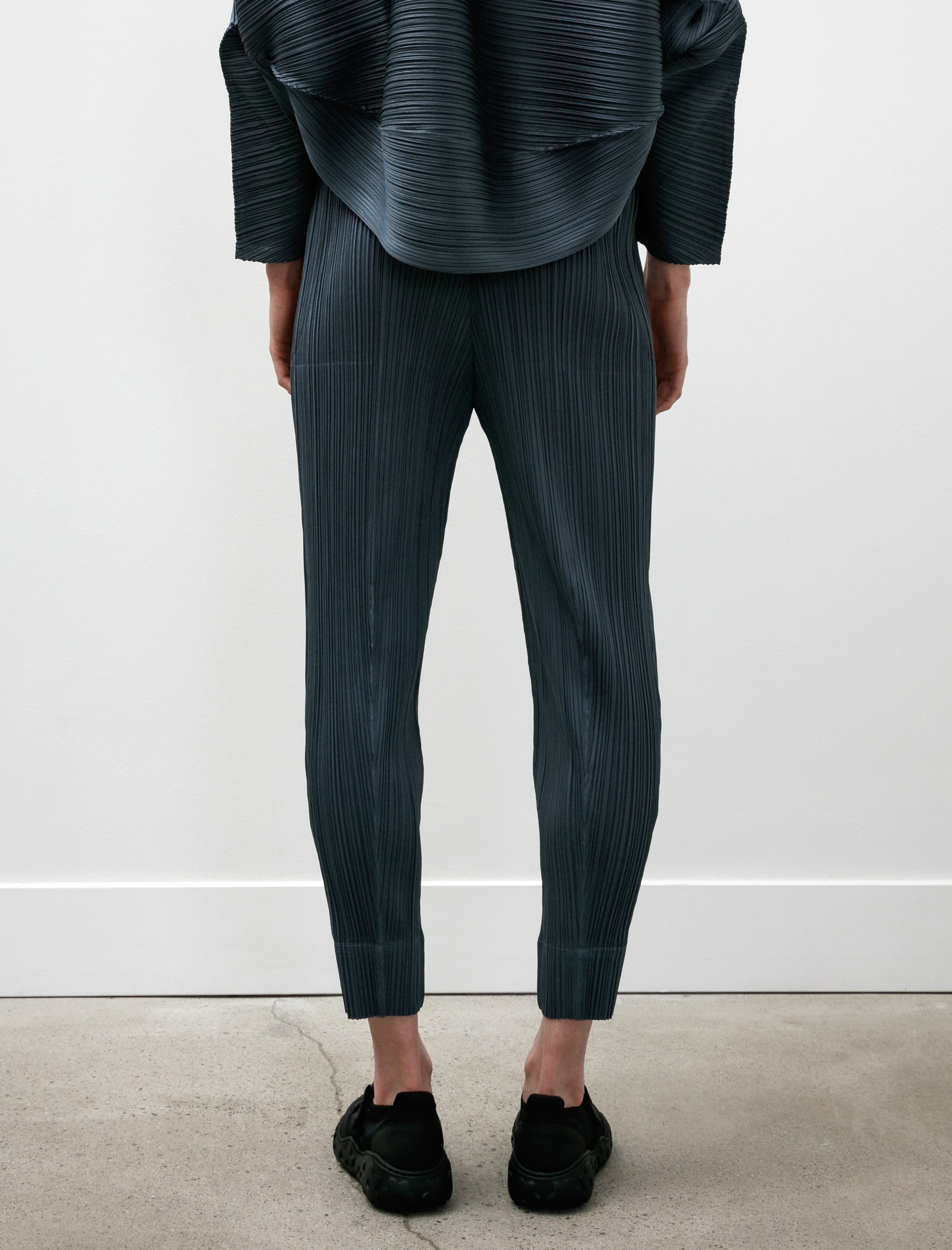 Pleats Please by Issey Miyake UFO Pants Blue Grey