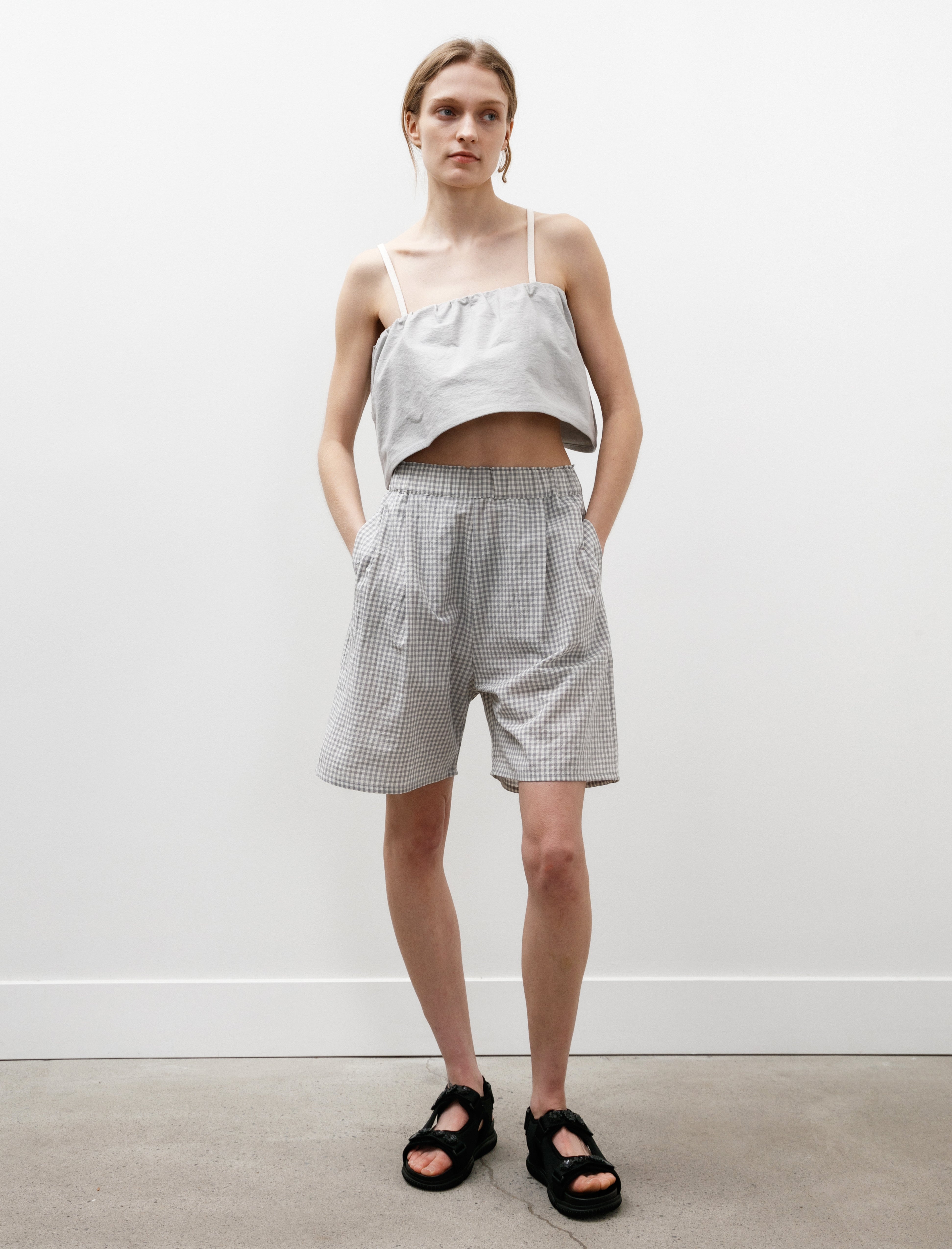 Eleph Lucy Shorts Grey Check