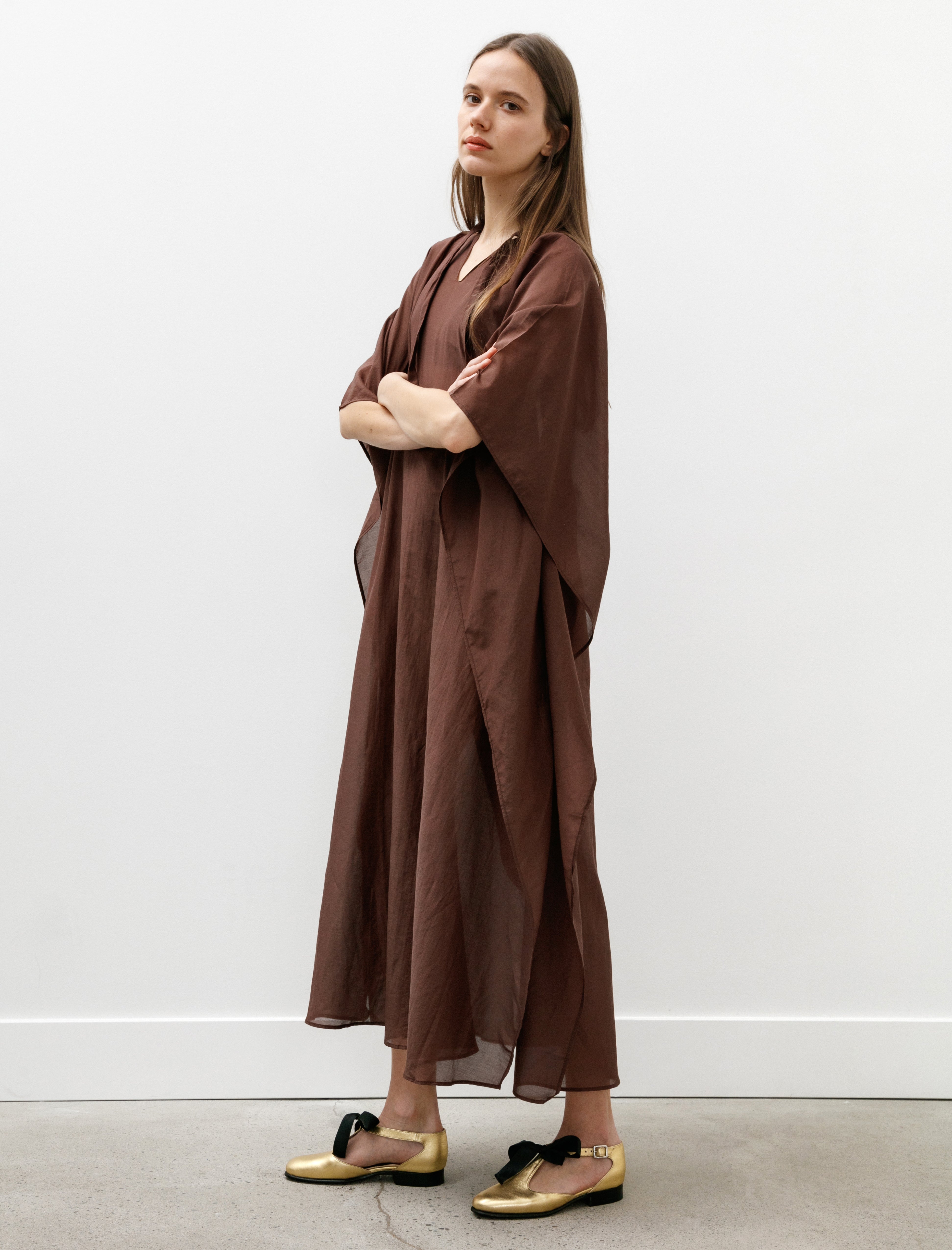 Bode Cove Kaftan Brown