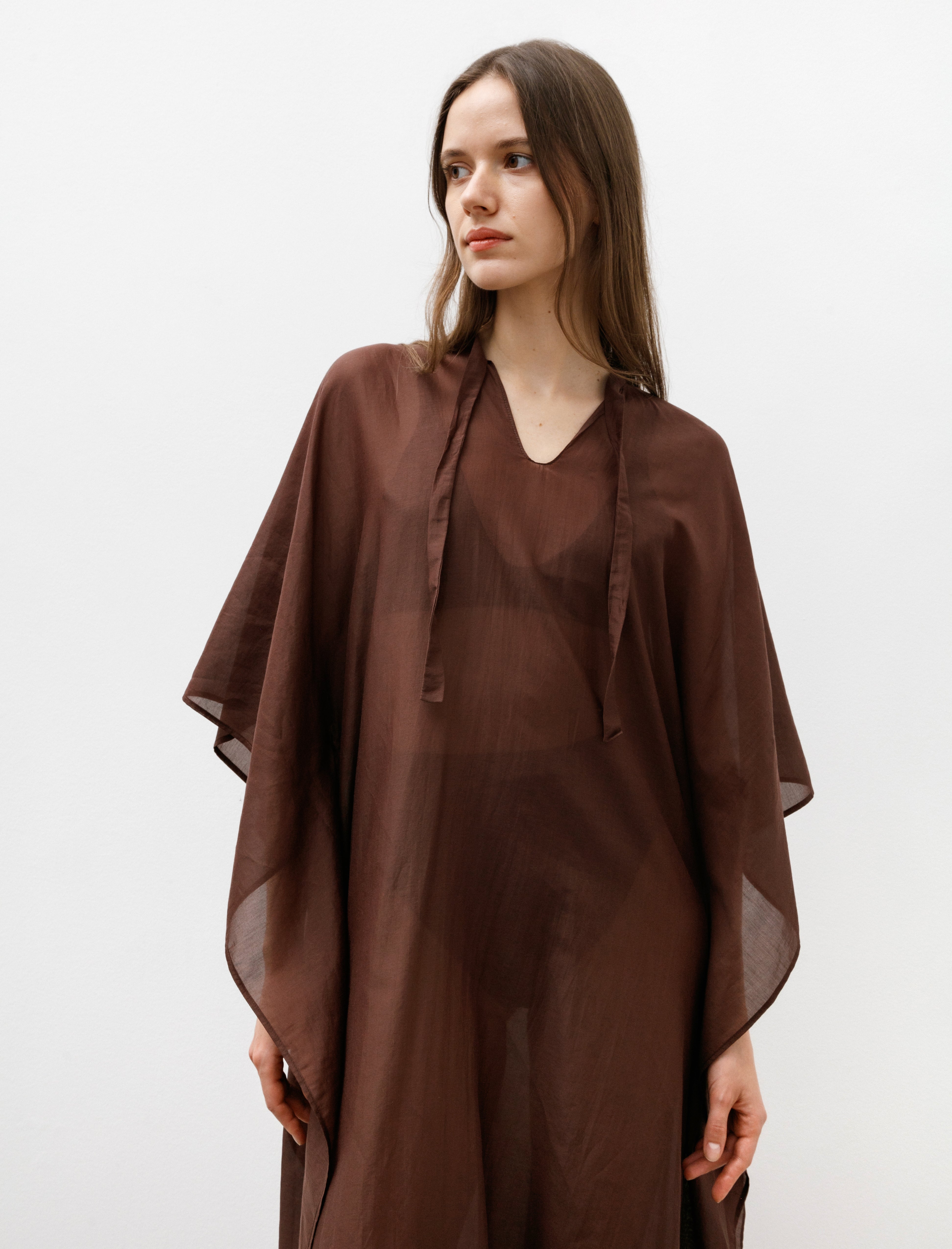 Bode Cove Kaftan Brown