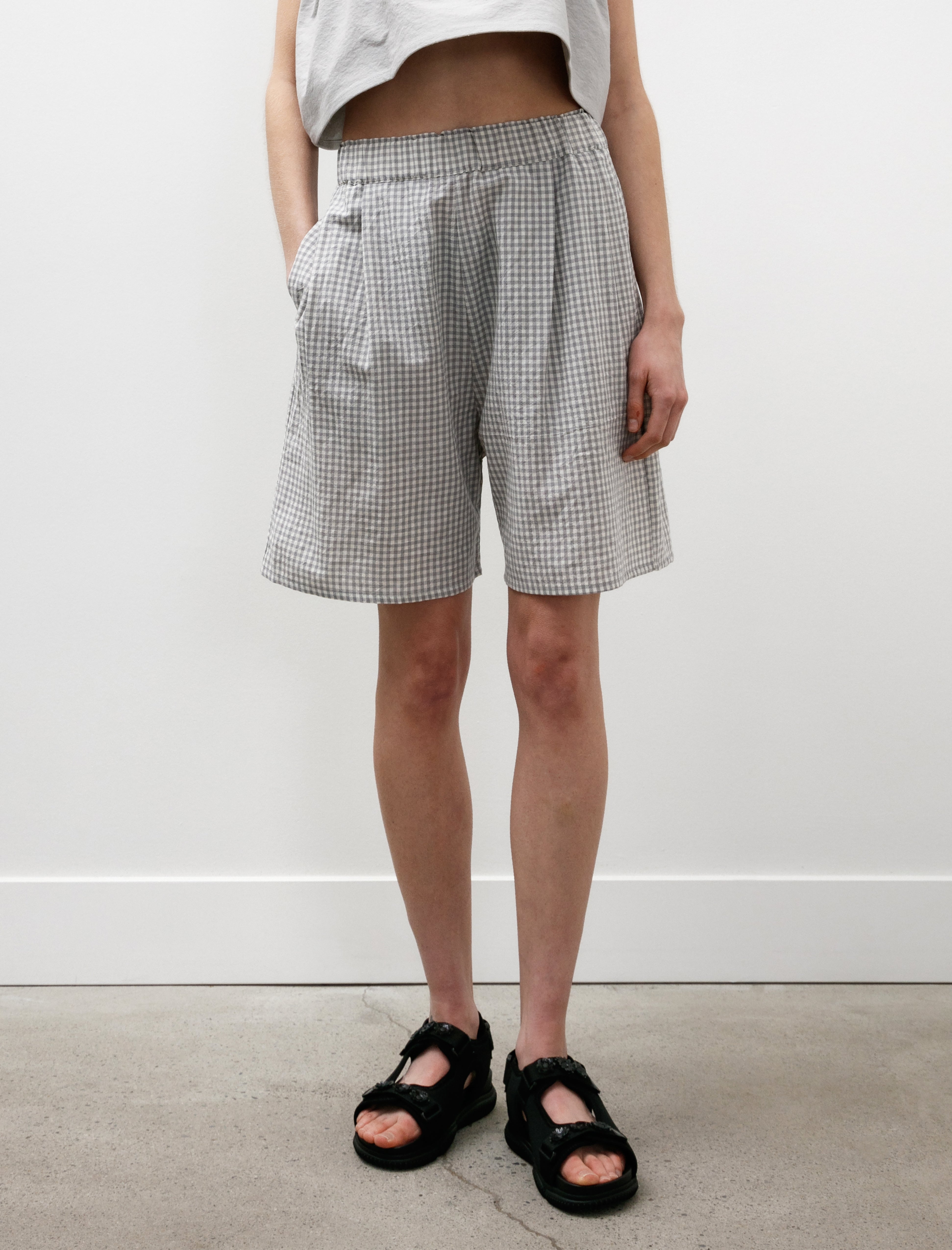 Eleph Lucy Shorts Grey Check