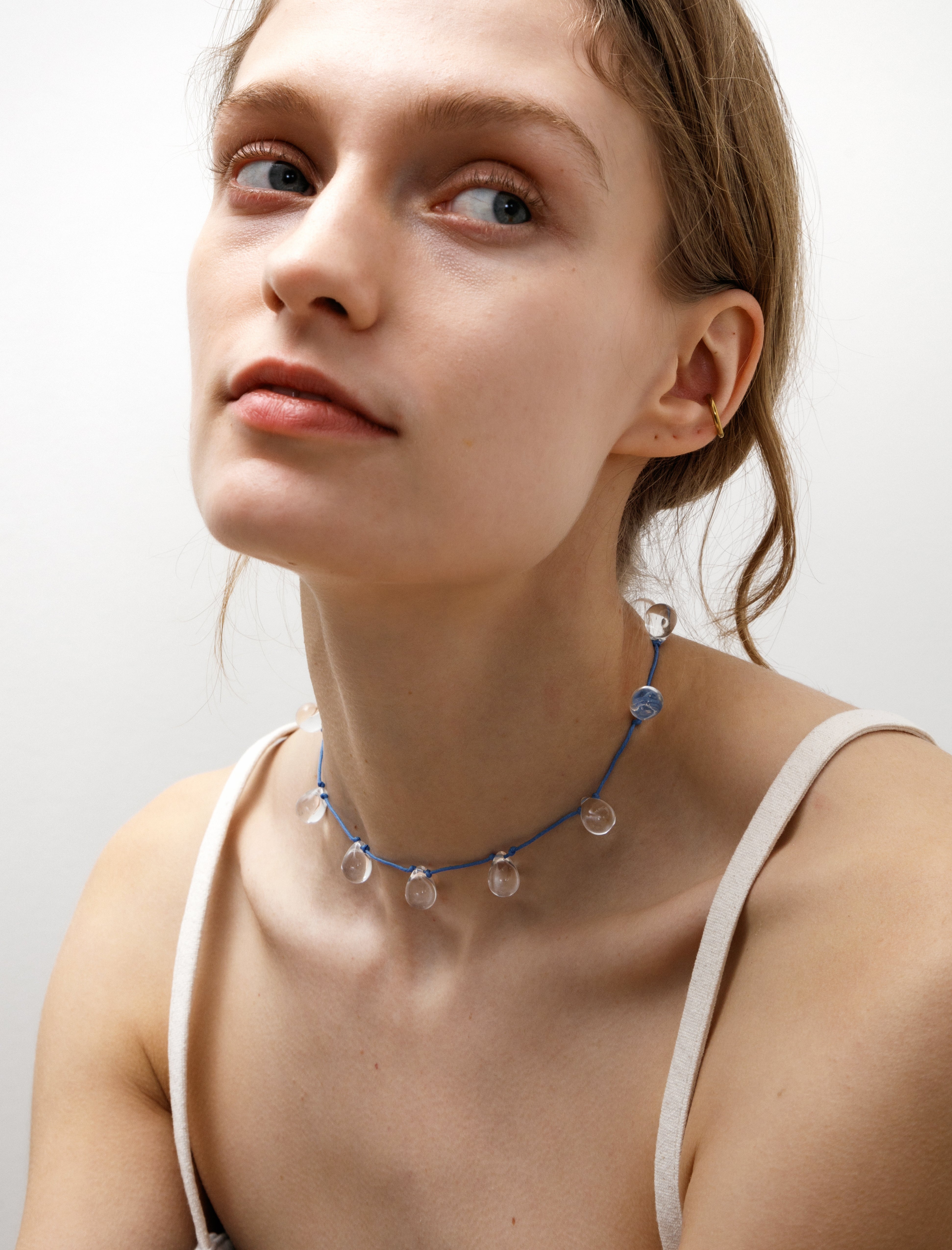 Sisi Joia Noue Necklace Clear/Blue