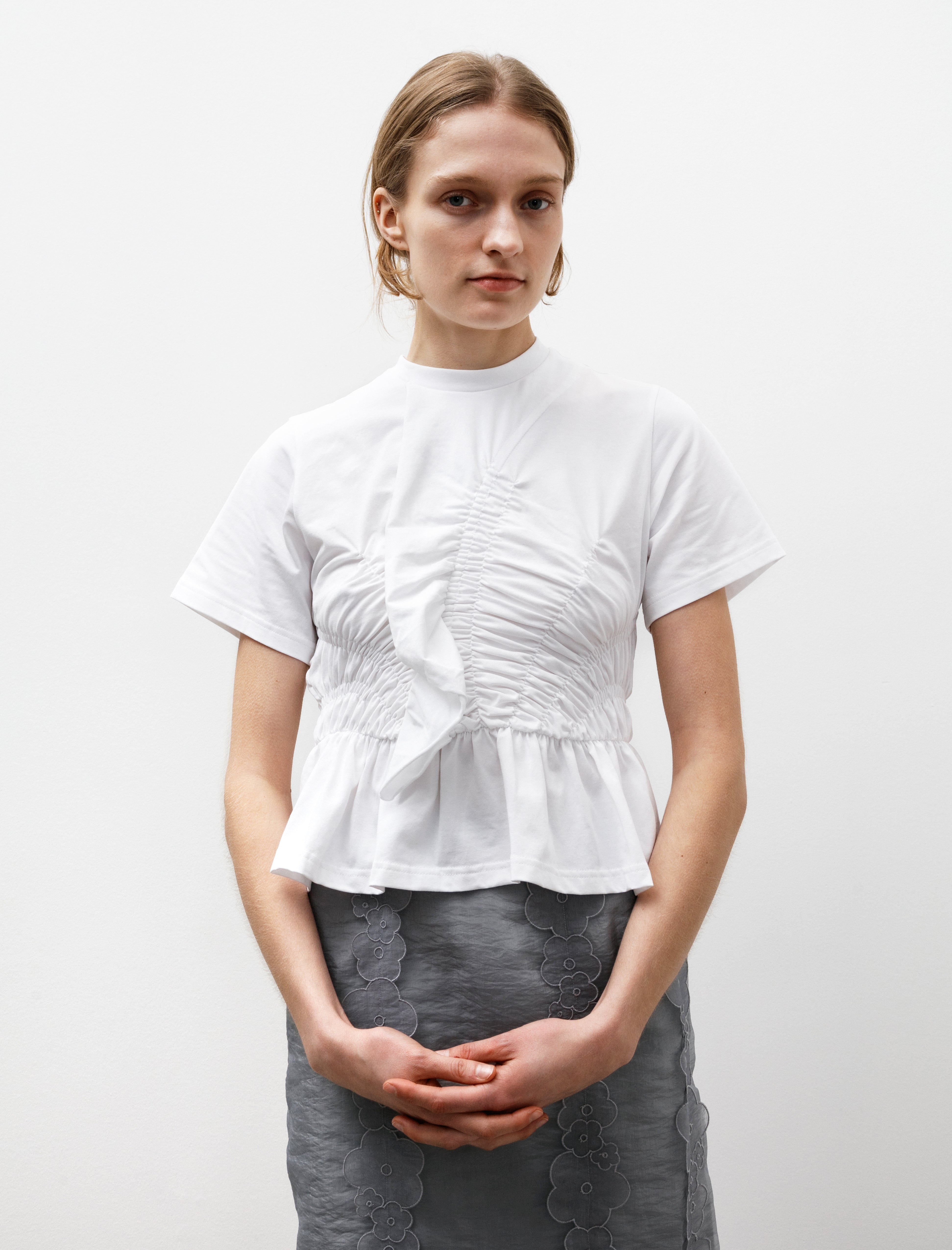 Cecilie Bahnsen Ace T-Shirt White