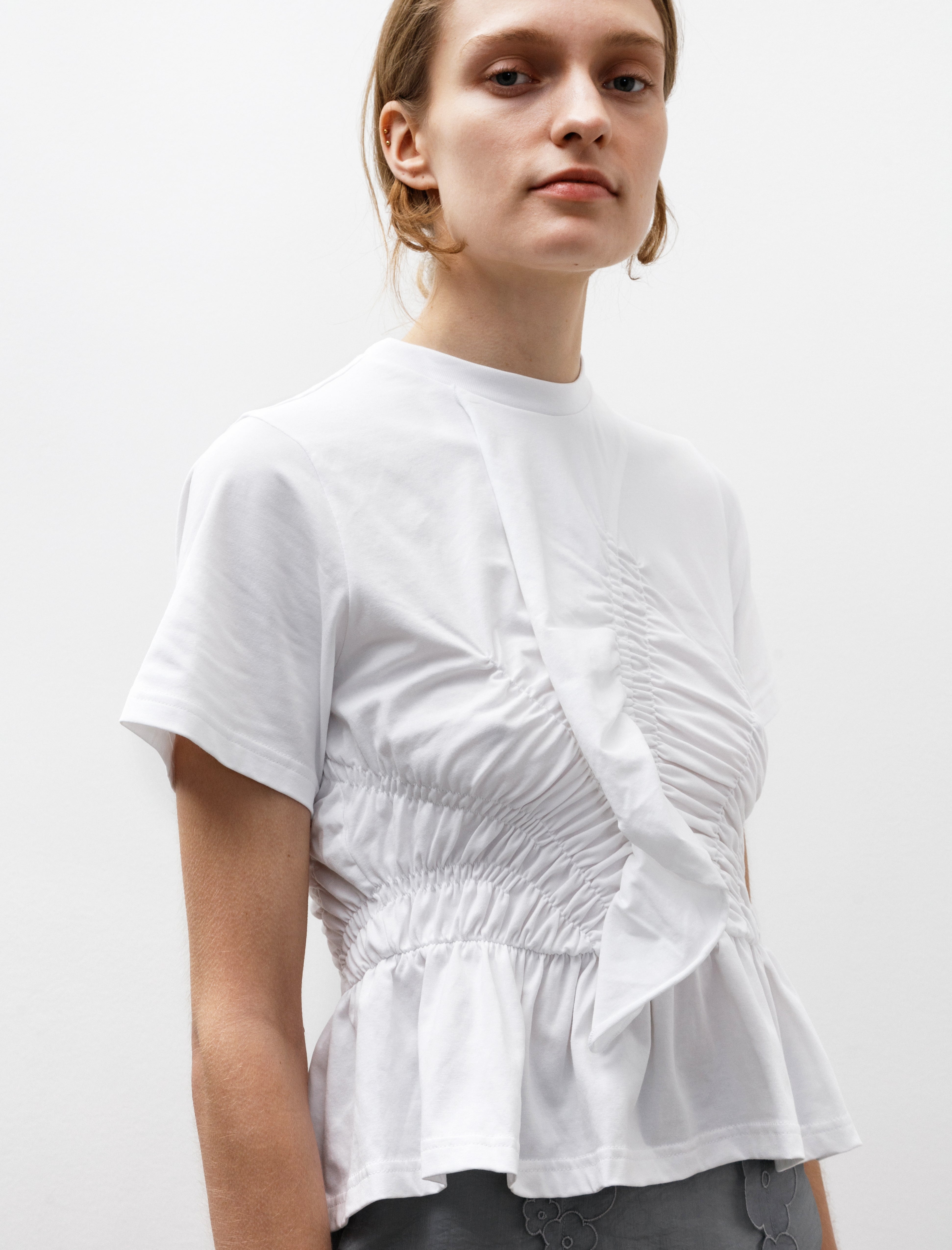 Cecilie Bahnsen Ace T-Shirt White