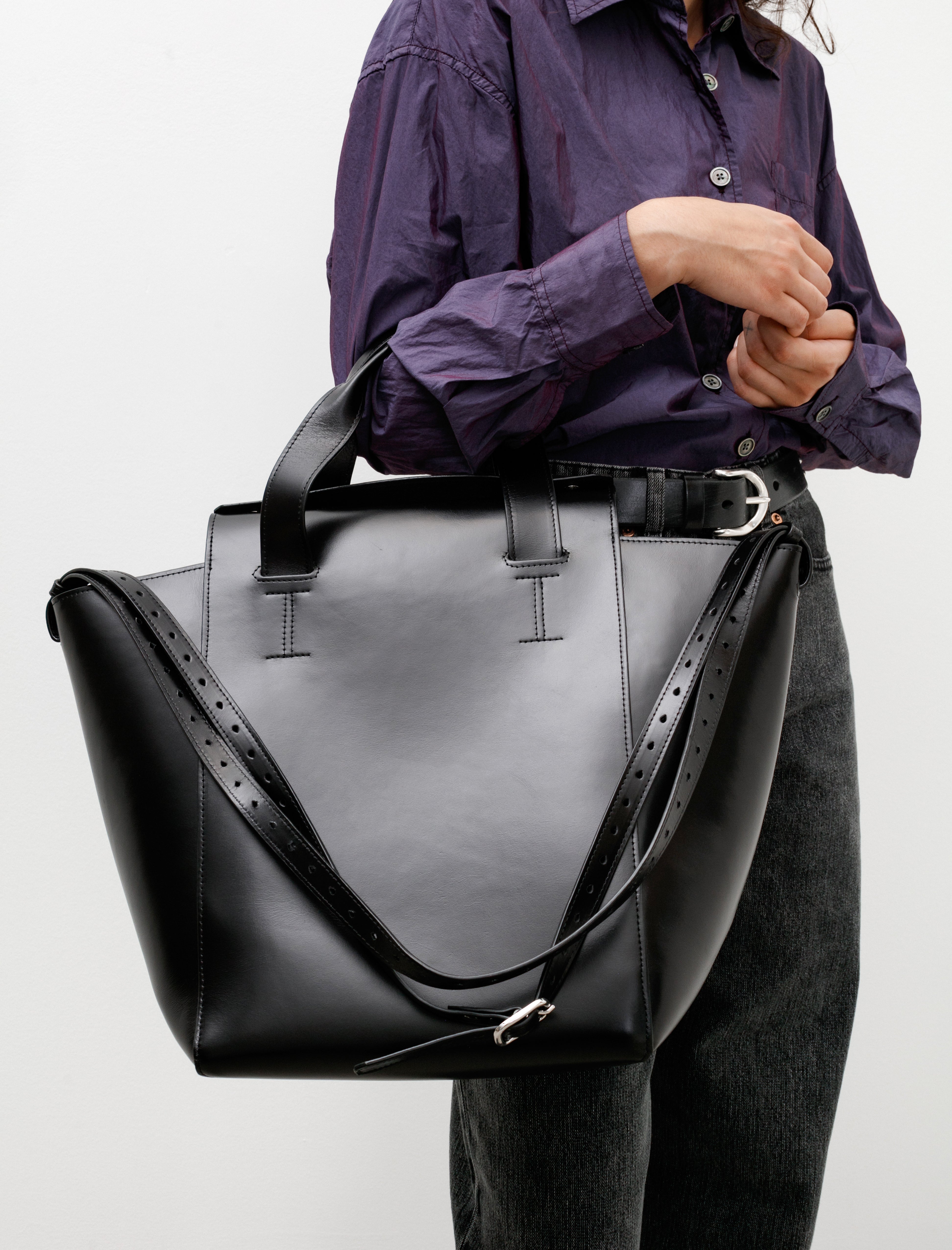 Our Legacy - Pocket Bag Aamon Black Leather