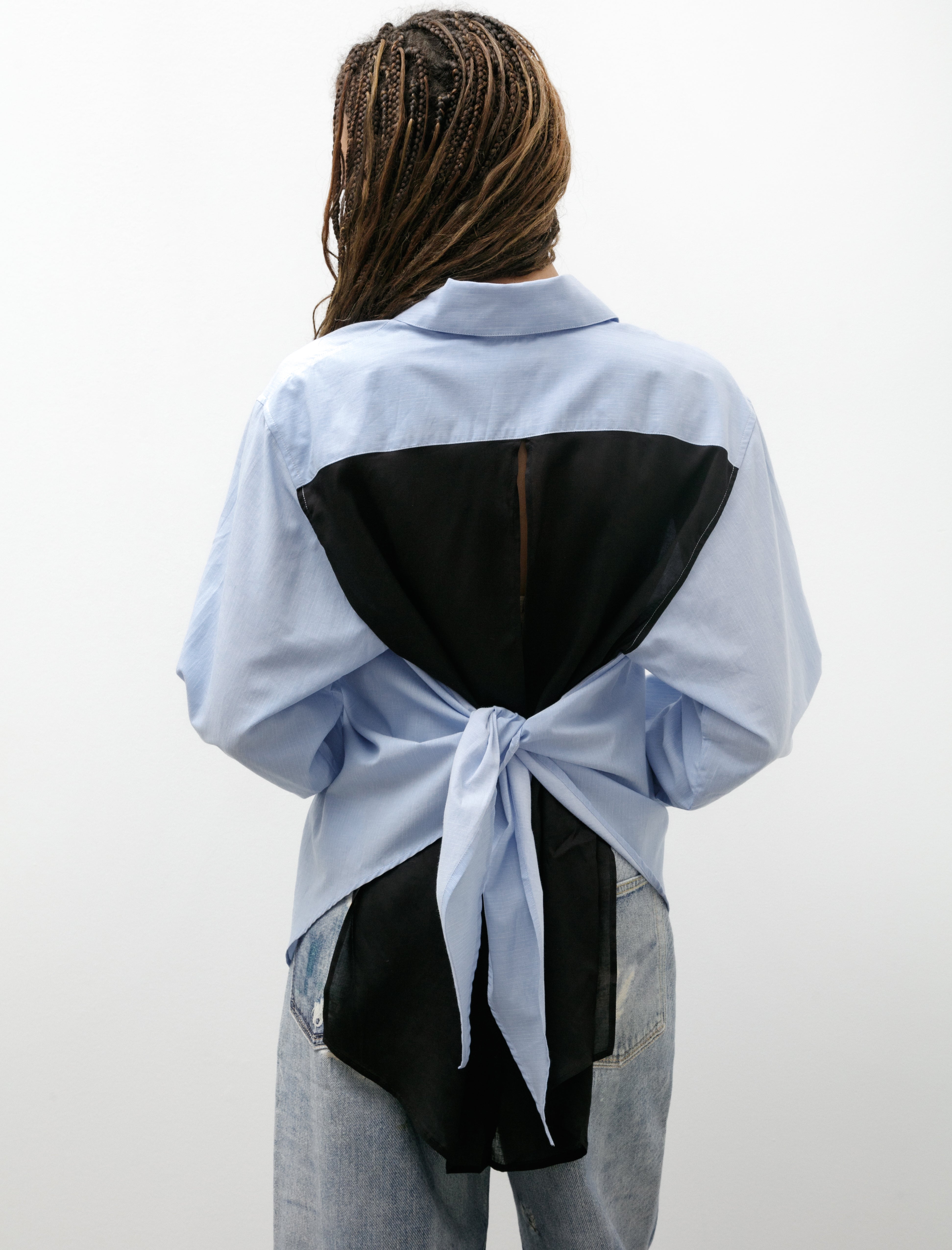 Our Legacy Apron Shirt Azores Stripe Seashore