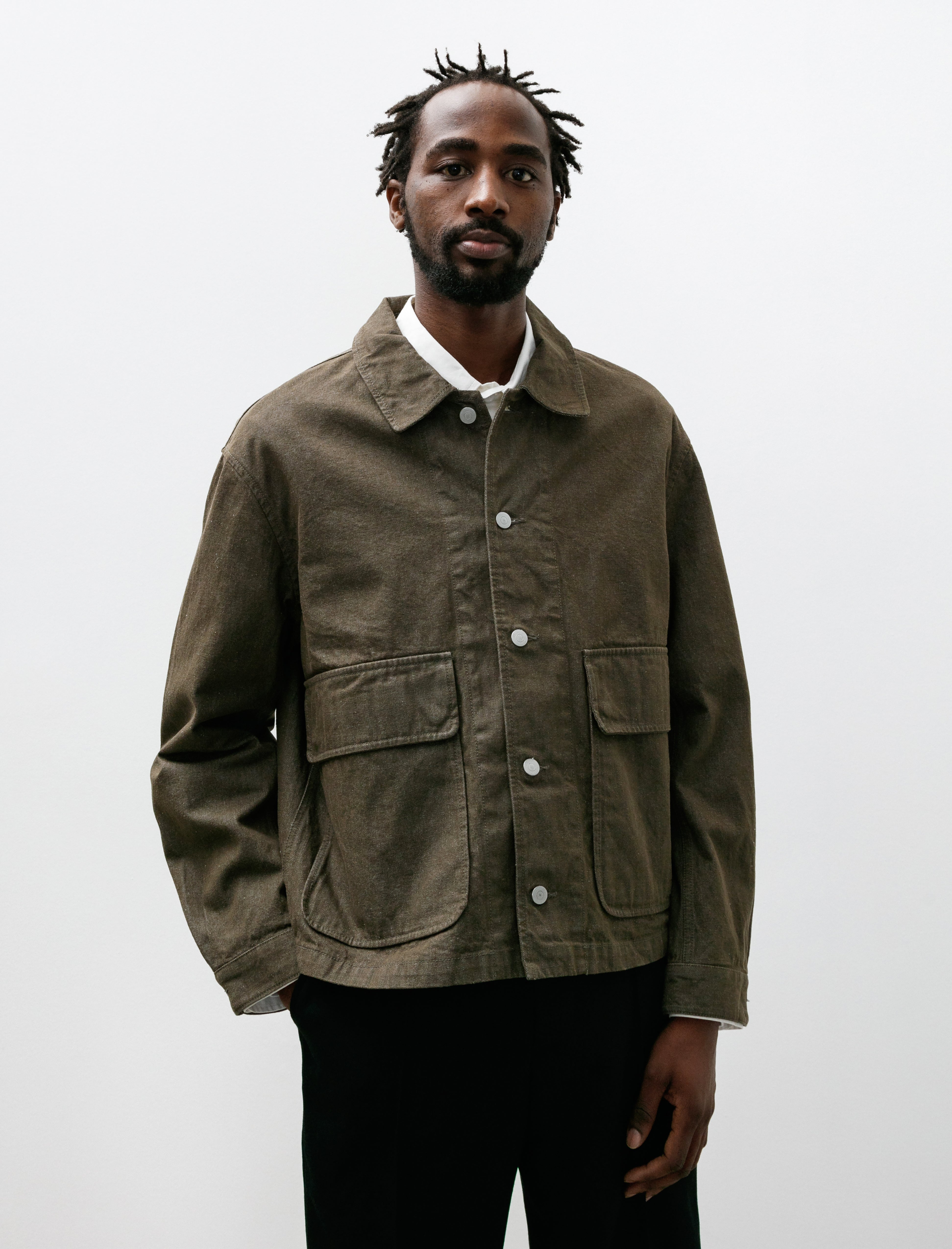 James Coward Replica Jacket Brown One Wash Denim