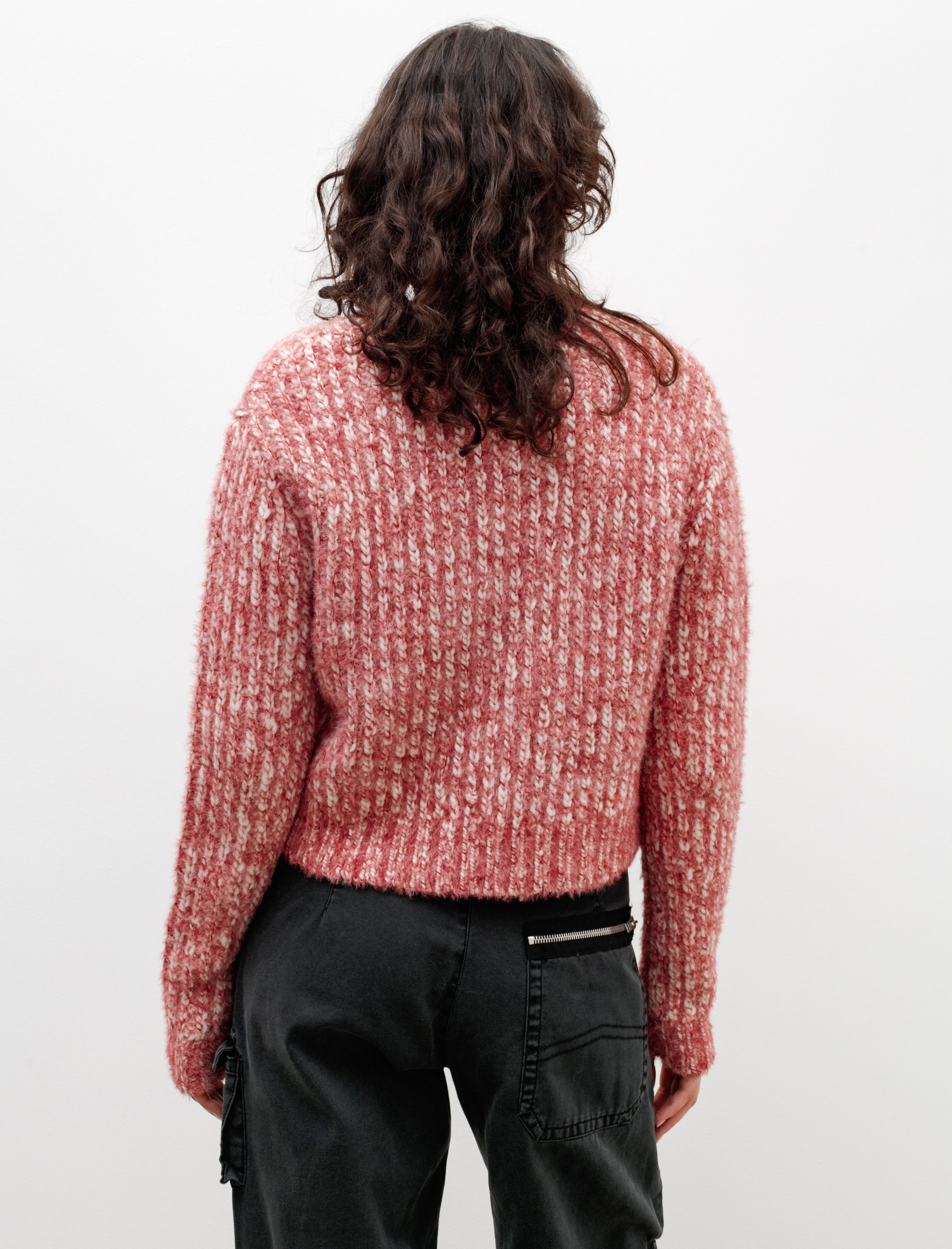 Acne Studios Loose Fit Jumper Red Mélange