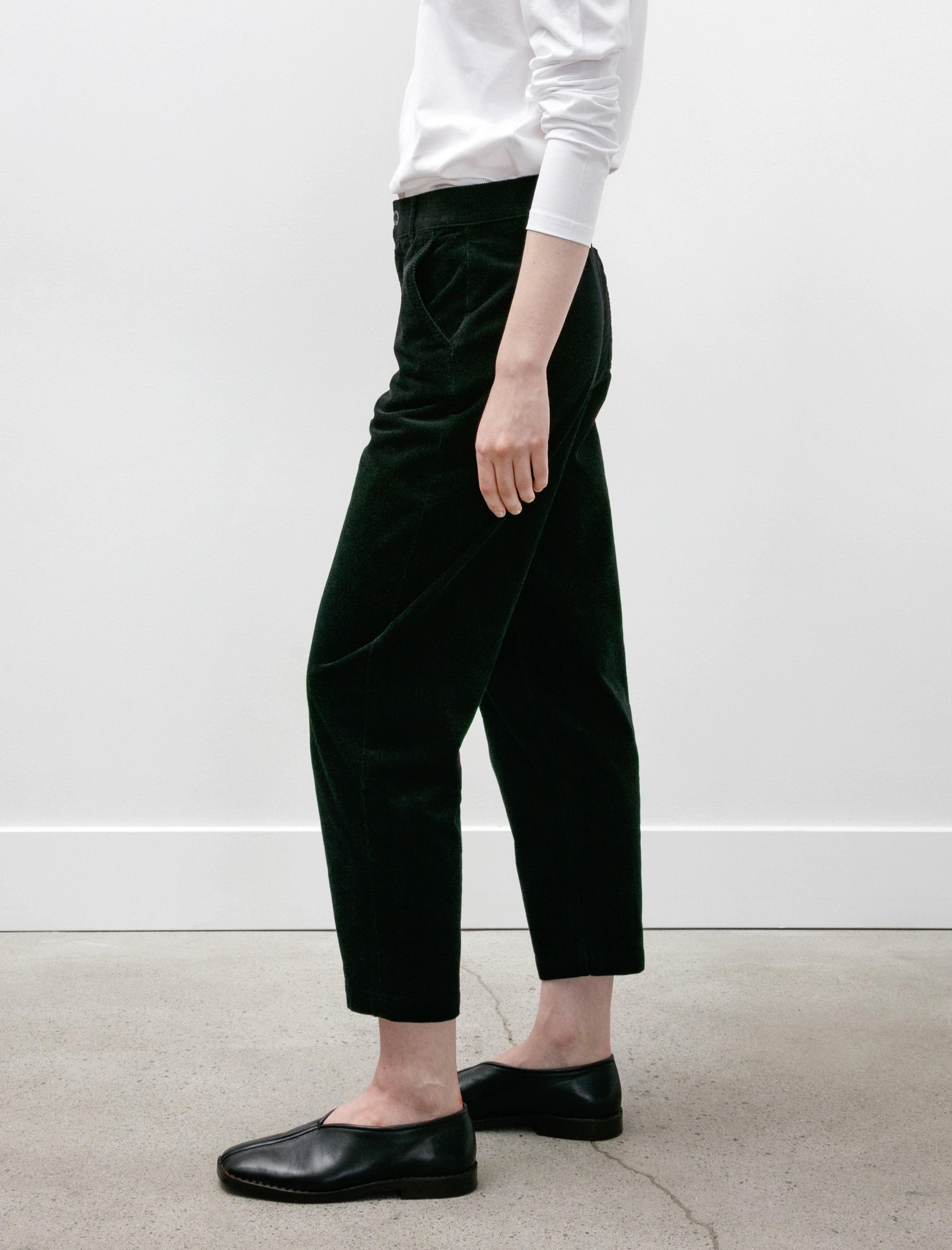 Sunspel Tapered Trousers Black