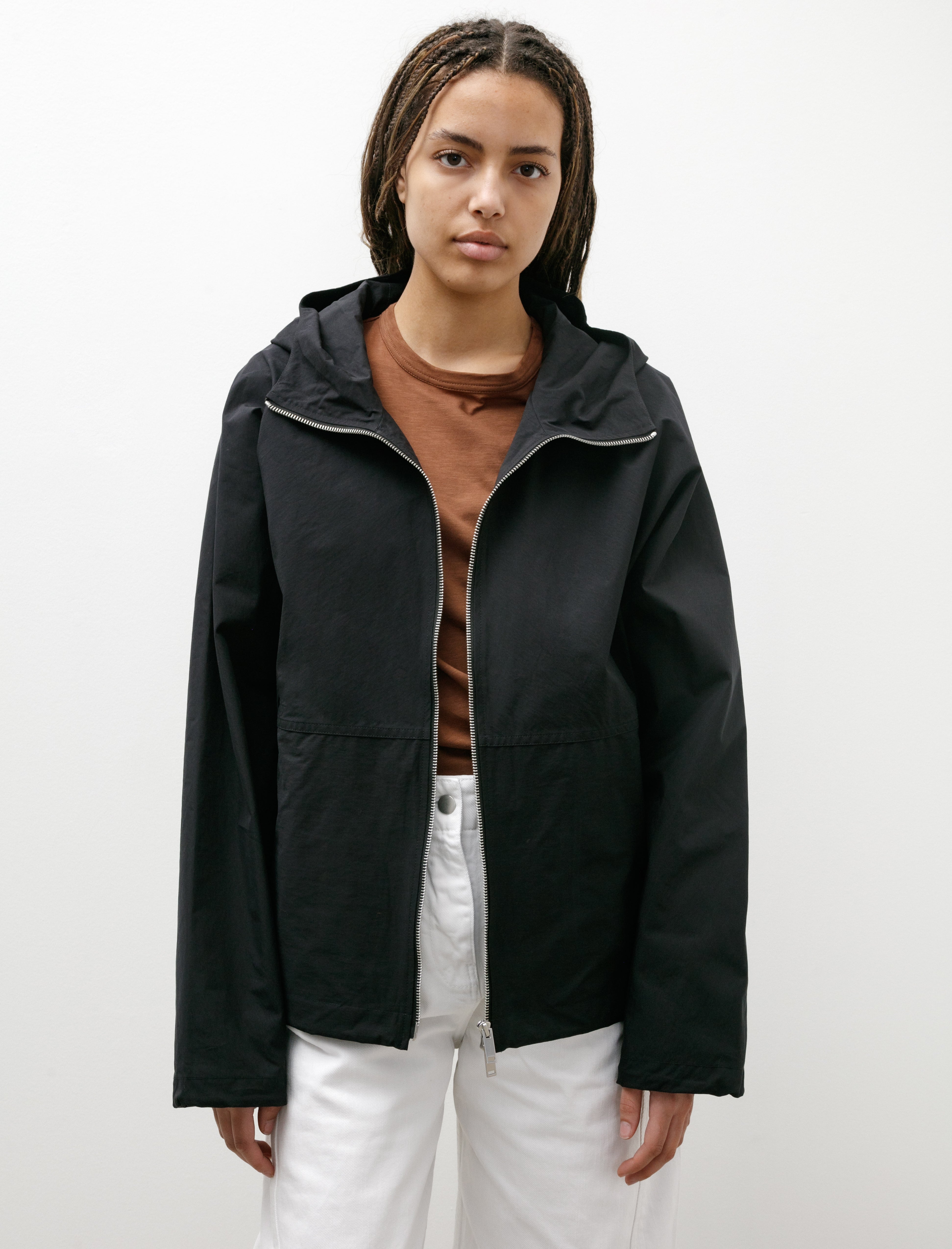 Studio Nicholson Godwin Hooded Anorak Darkest Navy