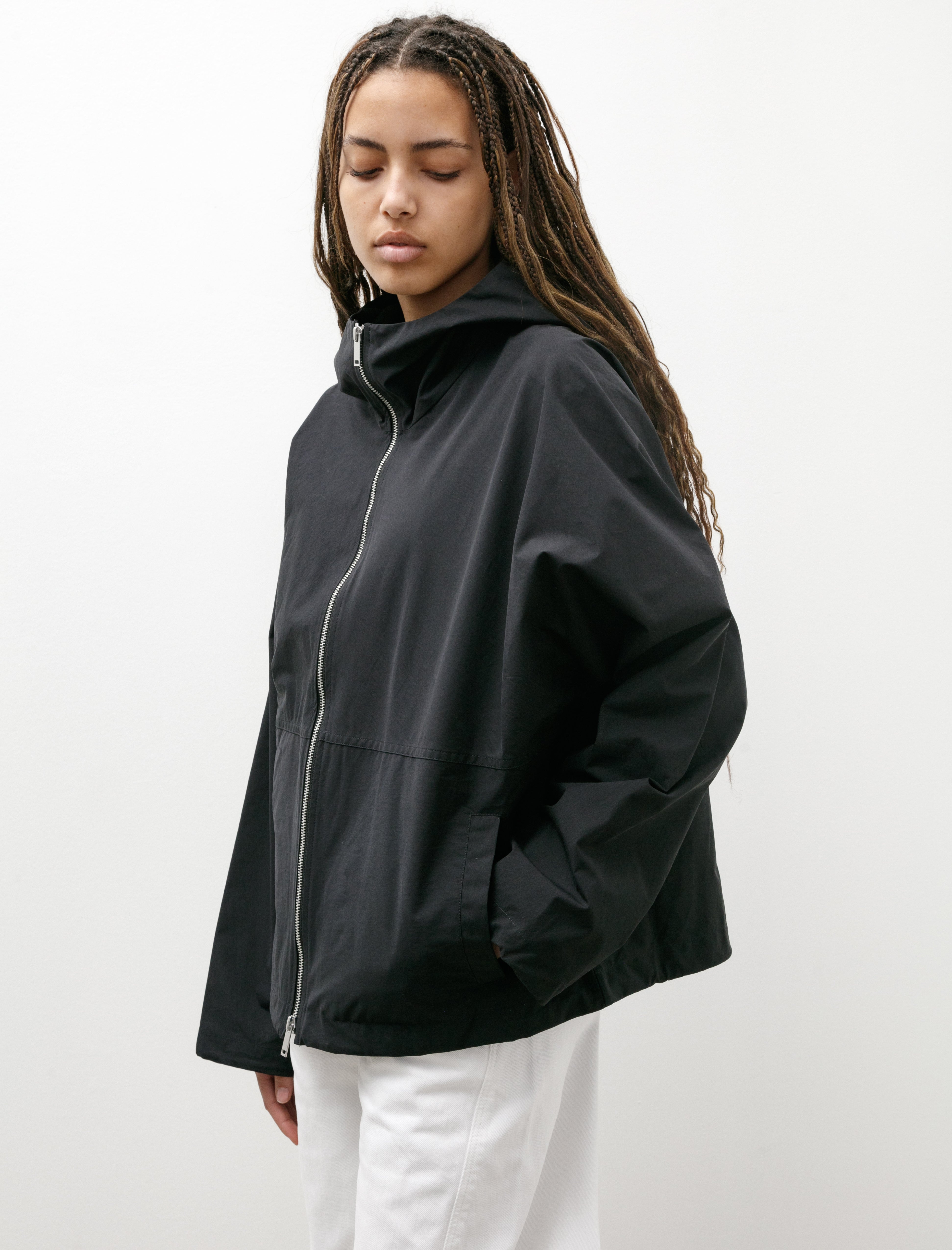 Studio Nicholson Godwin Hooded Anorak Darkest Navy