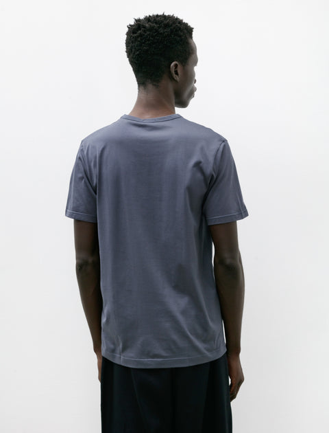 Sunspel SS Crew Neck T-Shirt Slate Blue