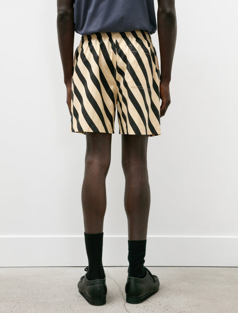 Bode Domino Striped Shorts