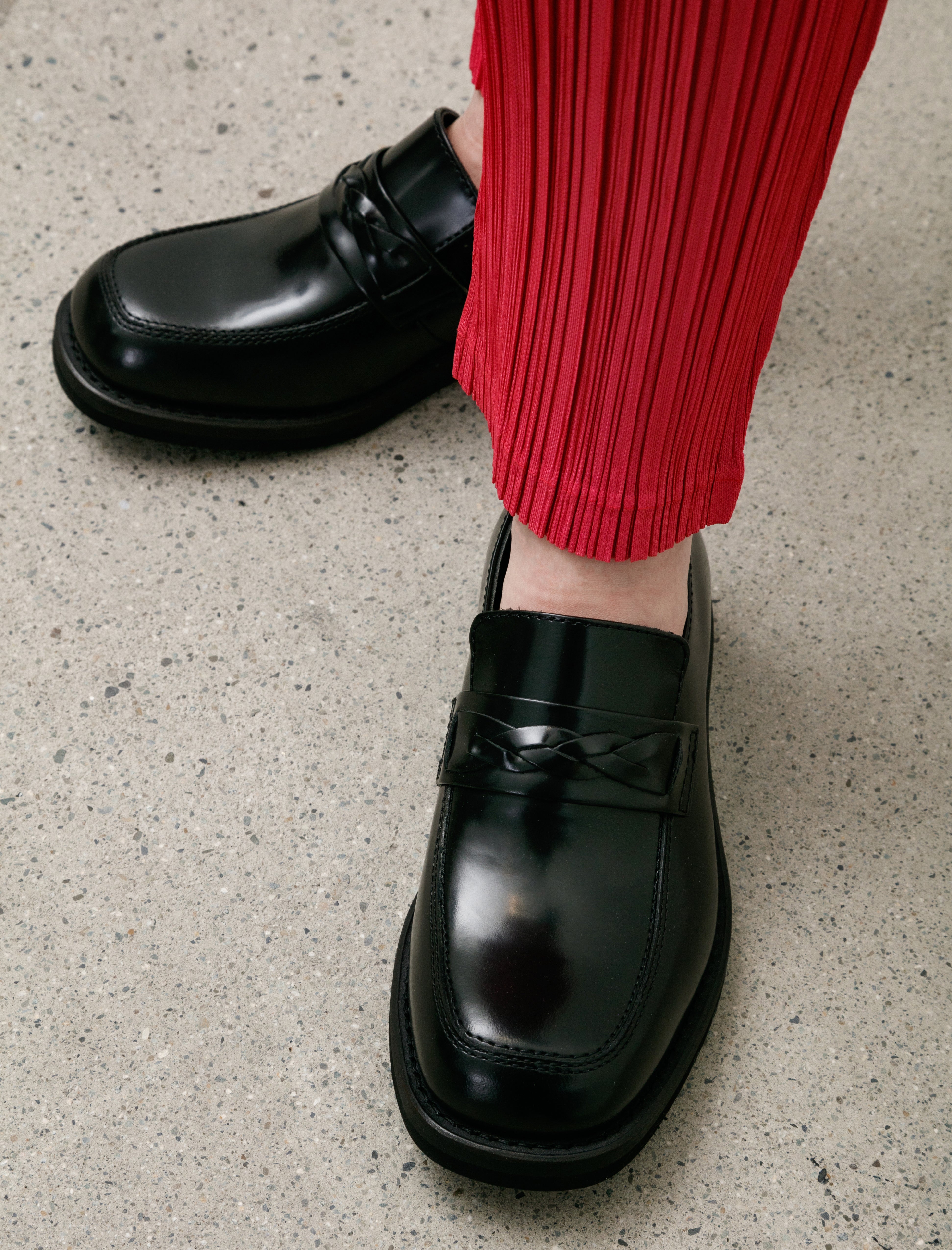 Our Legacy Nakano Shoe Glazed Black Leather