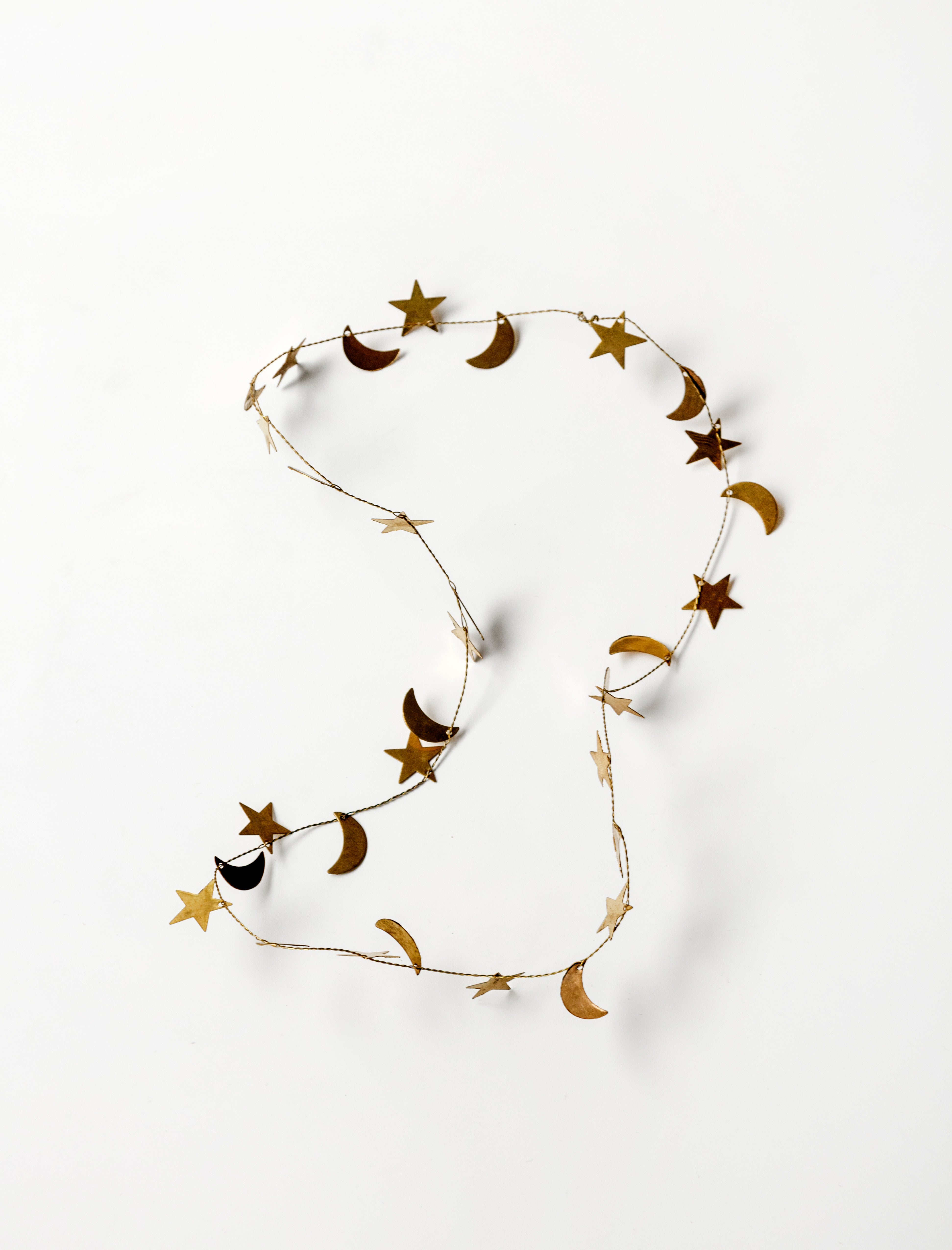 Fog Linen Brass Garland Star