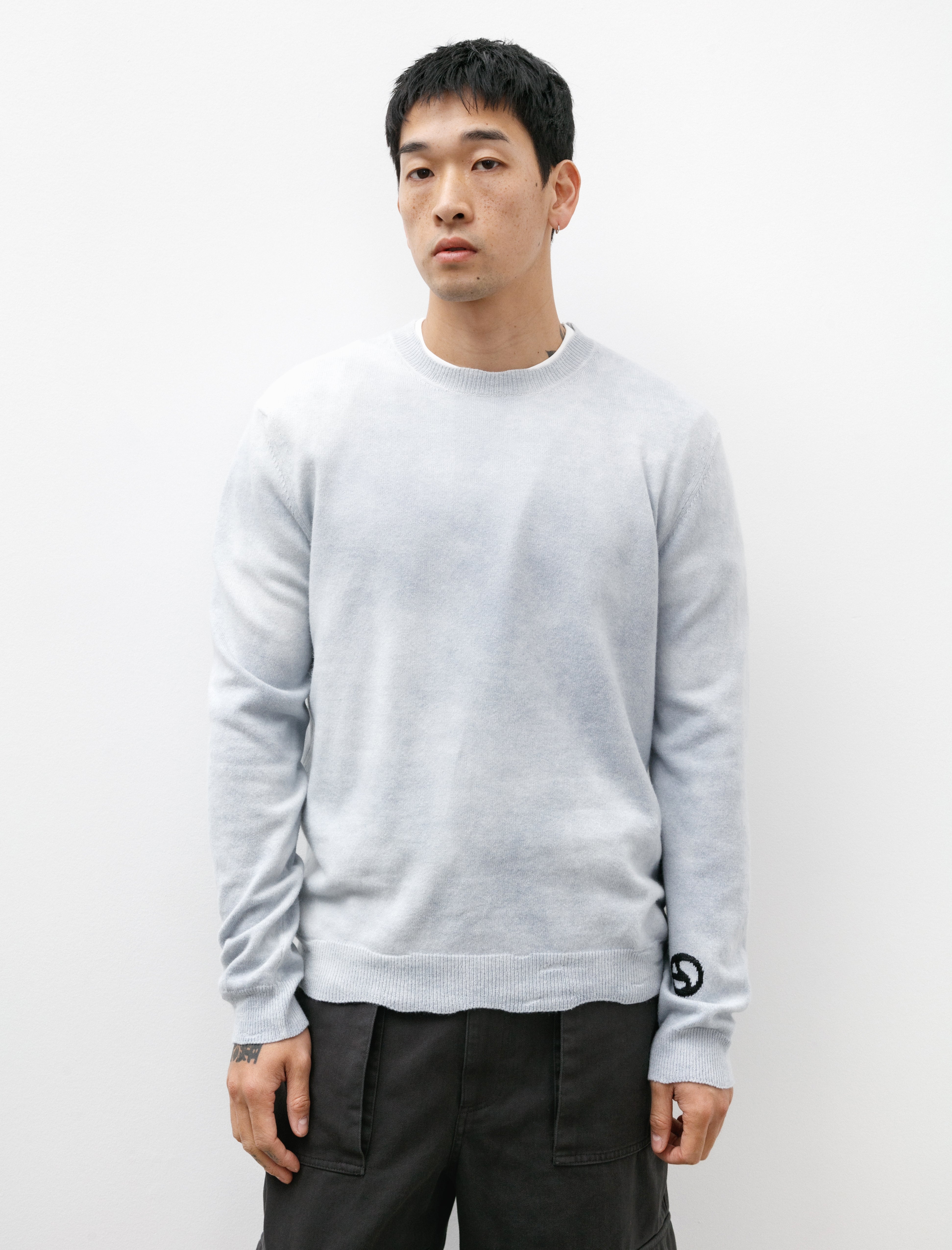 Acne Studios Crewneck Jumper Dusty Blue