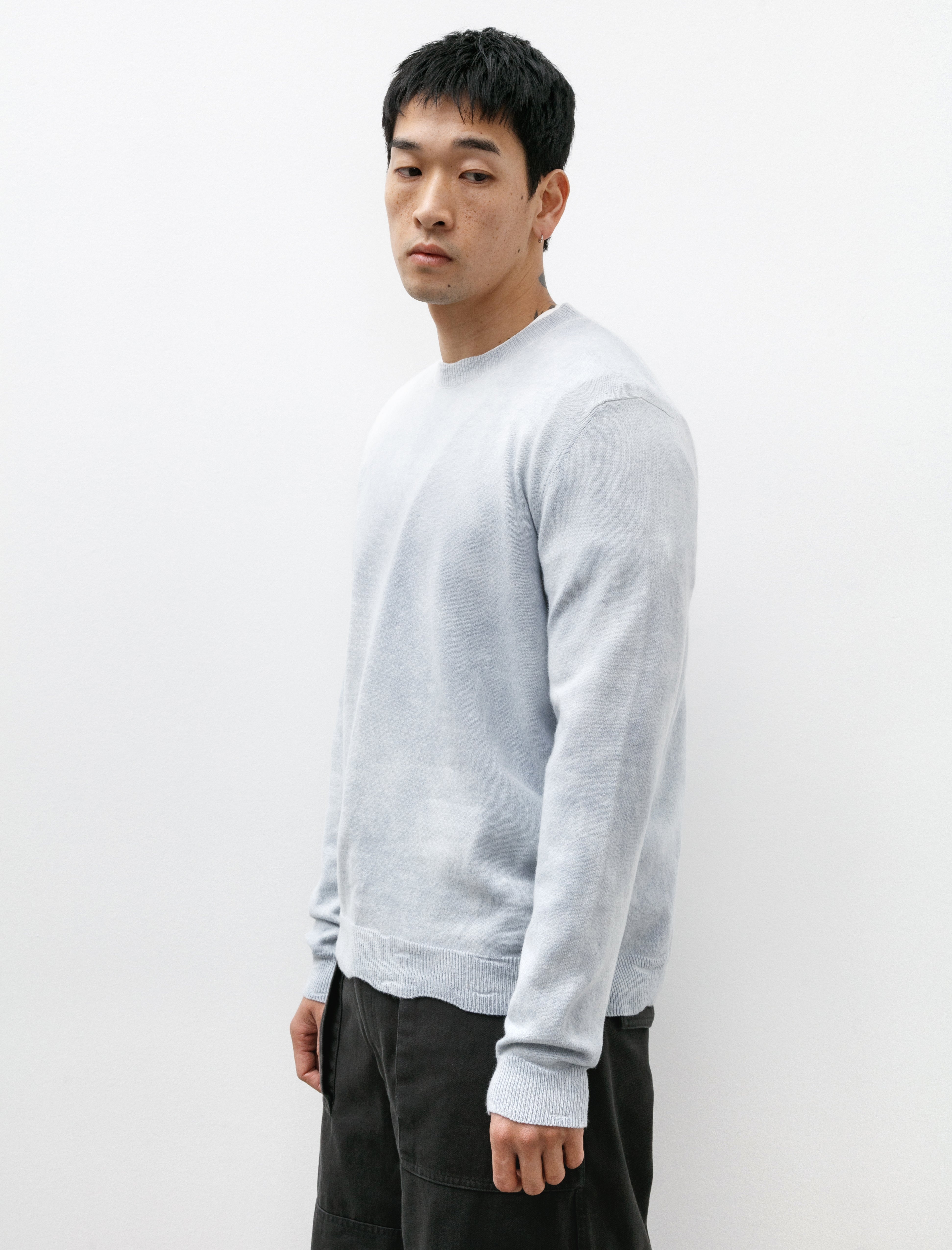 Acne Studios Crewneck Jumper Dusty Blue