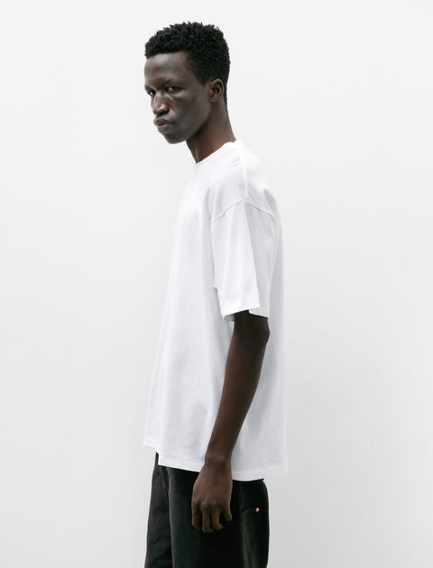 Comoli Cotton Jersey SS T-Shirt White