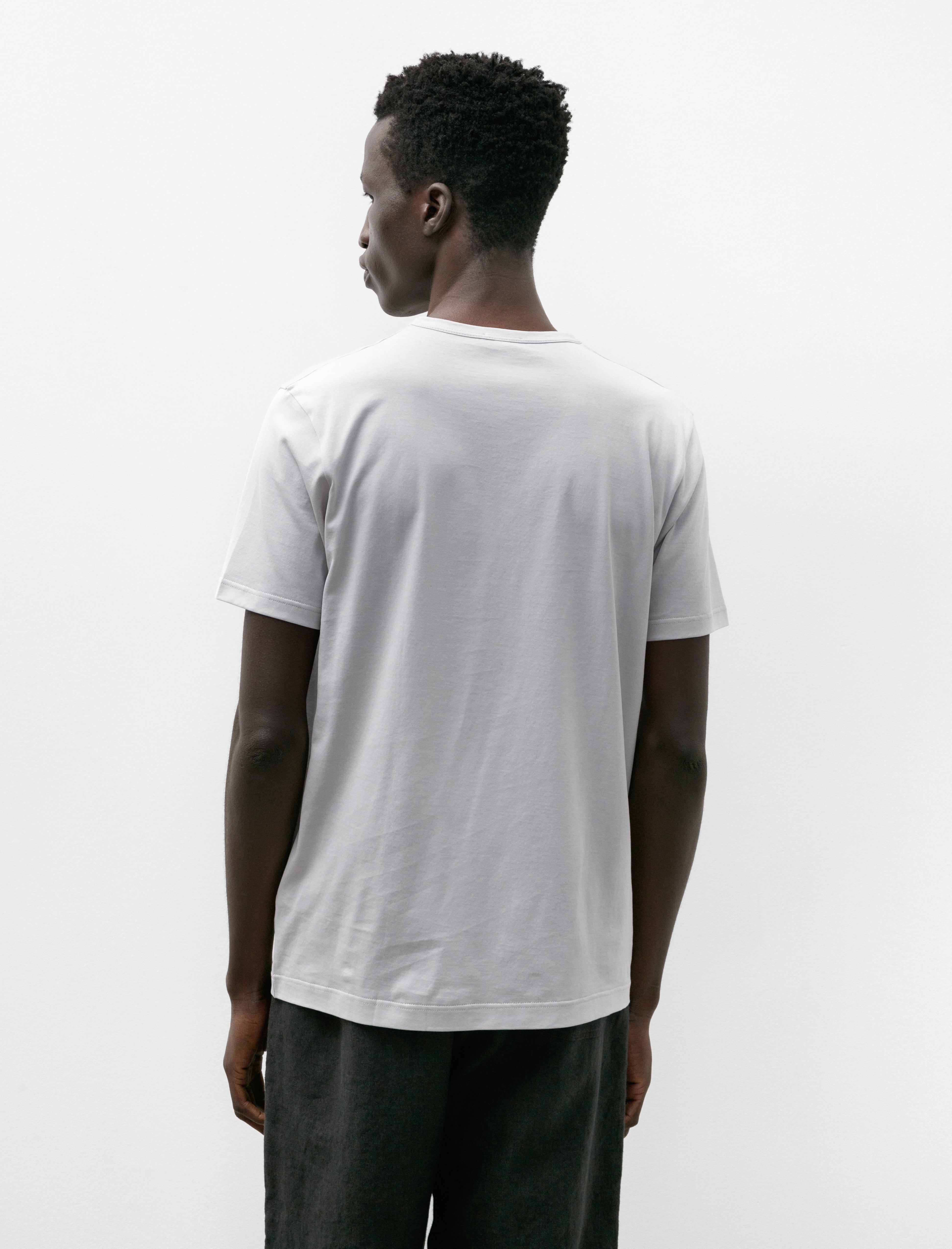 Sunspel SS Crew Neck T-Shirt Smoke