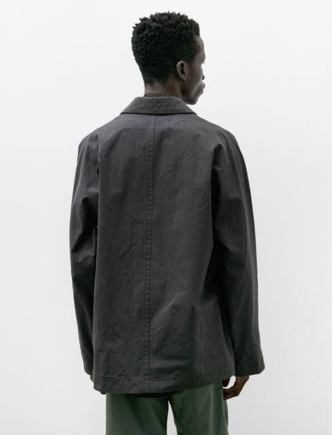 Lemaire Boxy SB Workwear Jacket Anthracite Brown