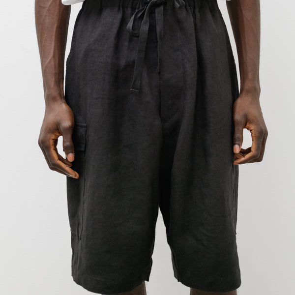 Comoli Hemp Cargo Shorts Black – Neighbour