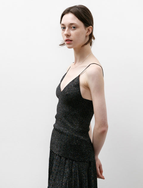 Kanako Sakai Glitter Camisole Black