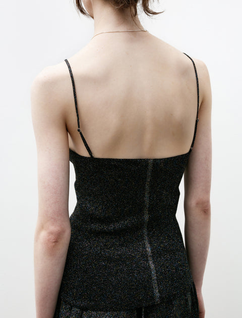 Kanako Sakai Glitter Camisole Black