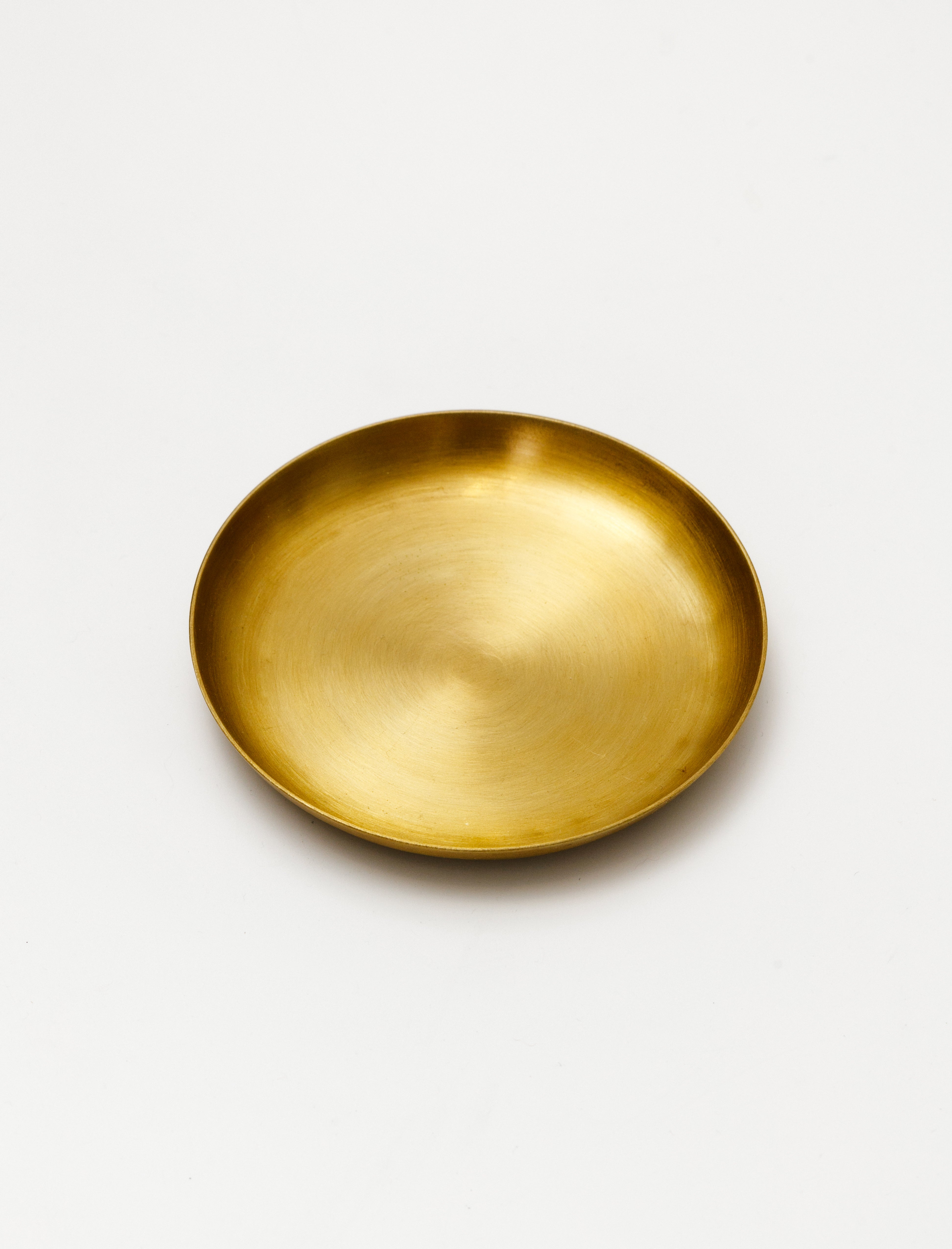 Fog Linen Brass Plate Round (S)