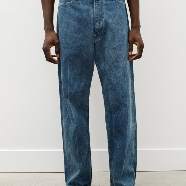 Selvedge Faded Light Denim Pants