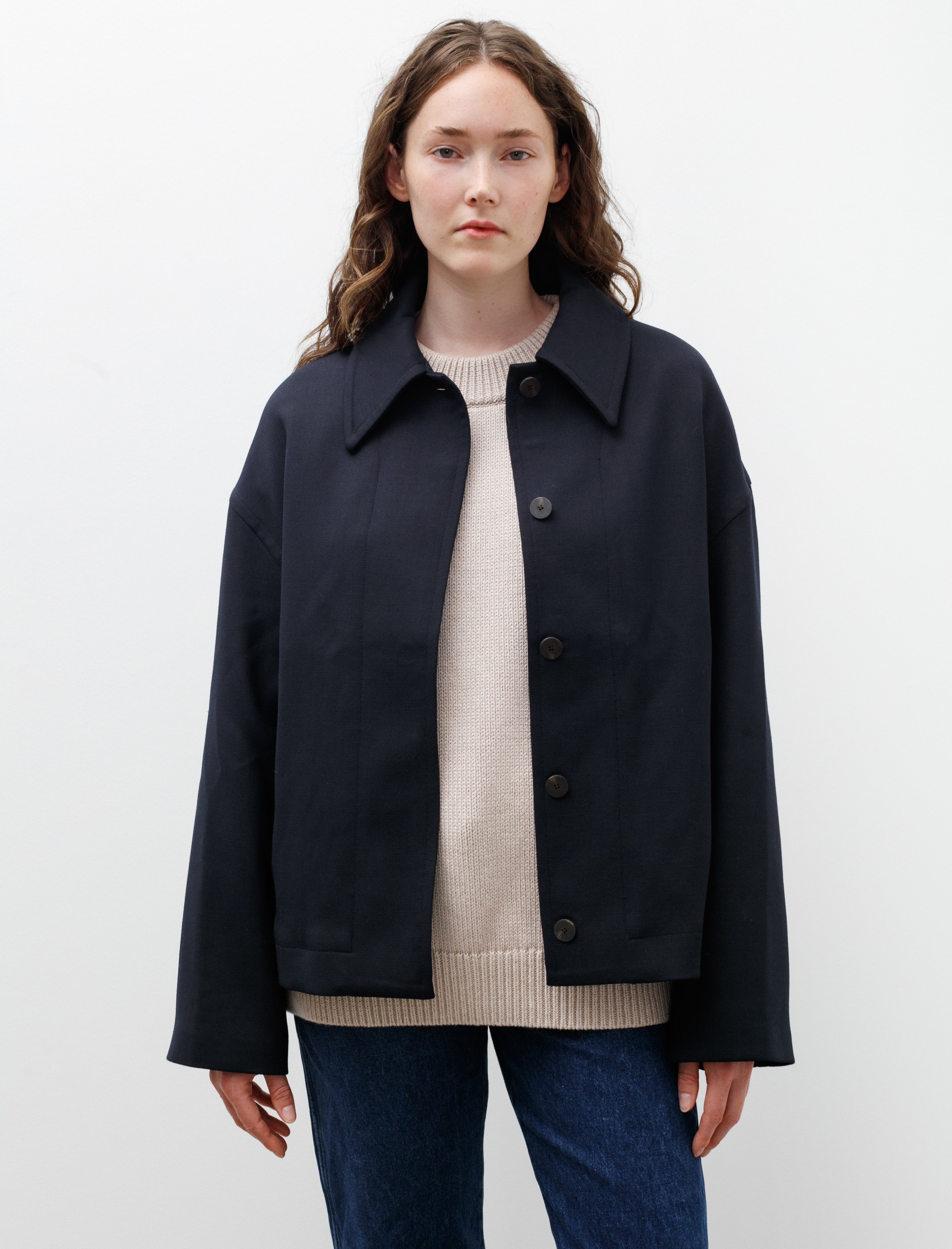 Rukwa Utility Jacket Darkest Navy