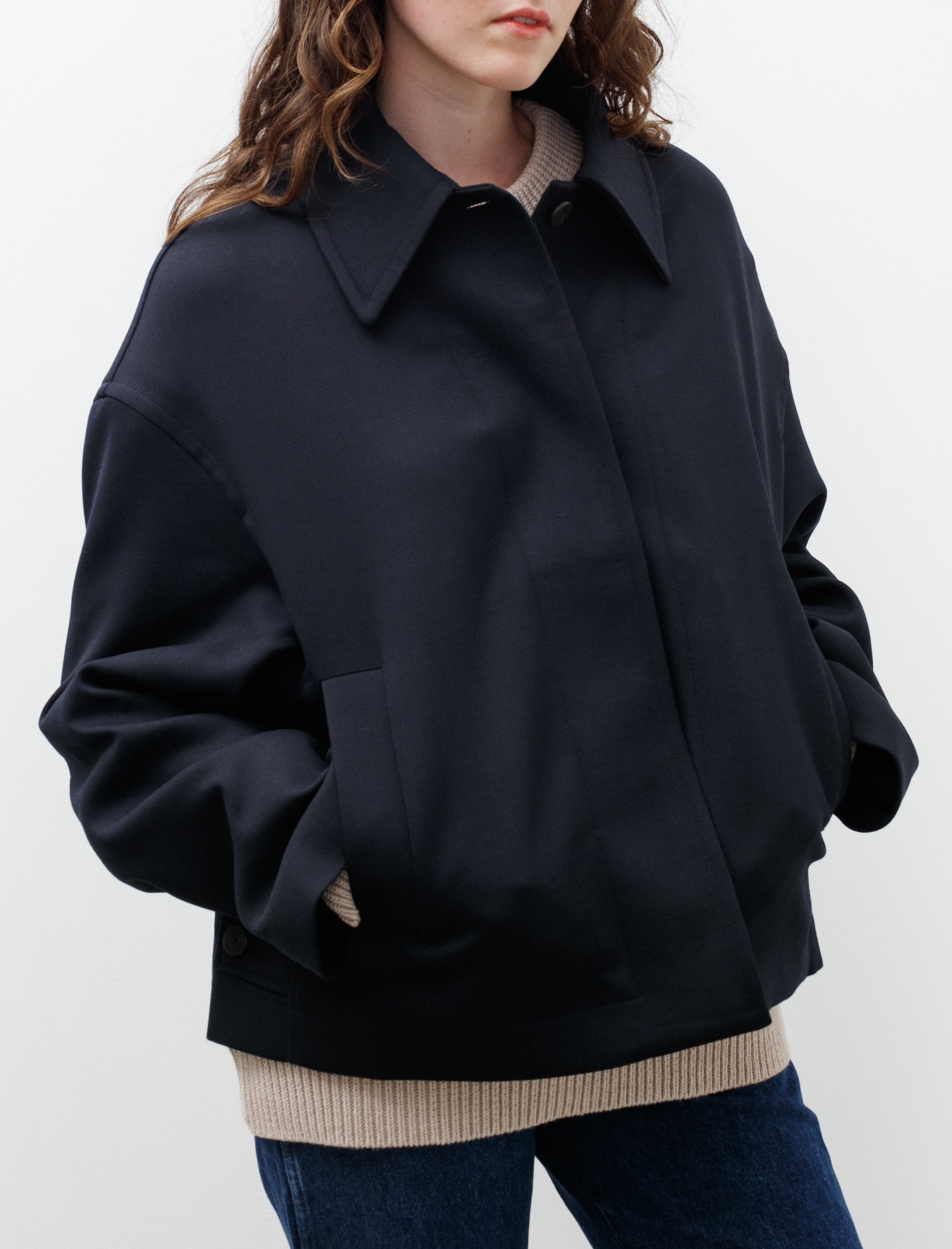 Rukwa Utility Jacket Darkest Navy