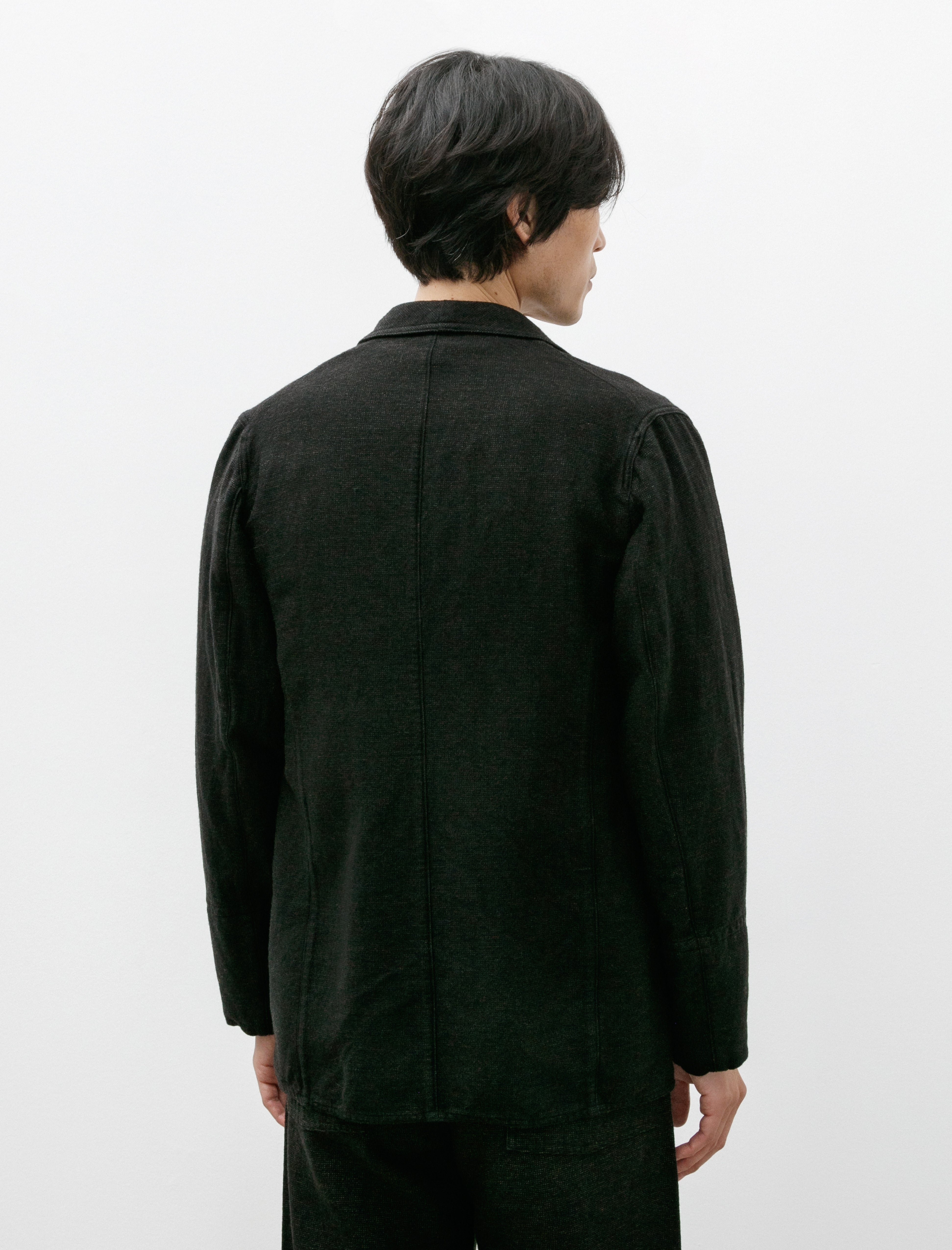 Taiga Takahashi Lot 316 Sack Coat Black Wool