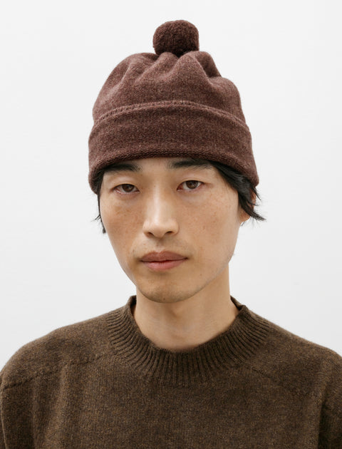 MHL Heavy Rib Hat British Wool Olive