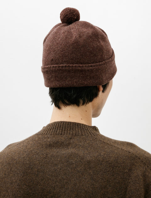 MHL Heavy Rib Hat British Wool Olive