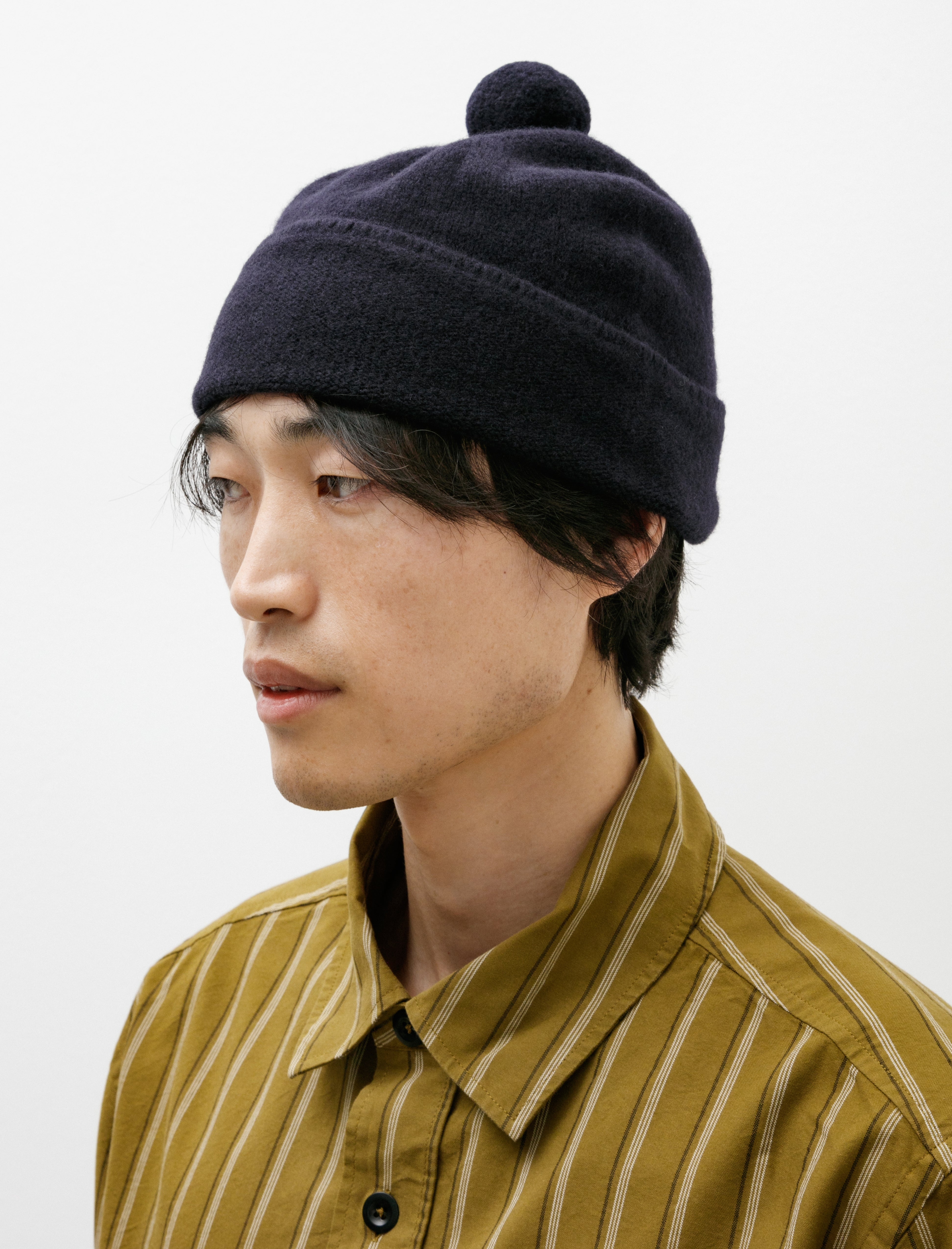 MHL Felted Hat Lambswool Navy