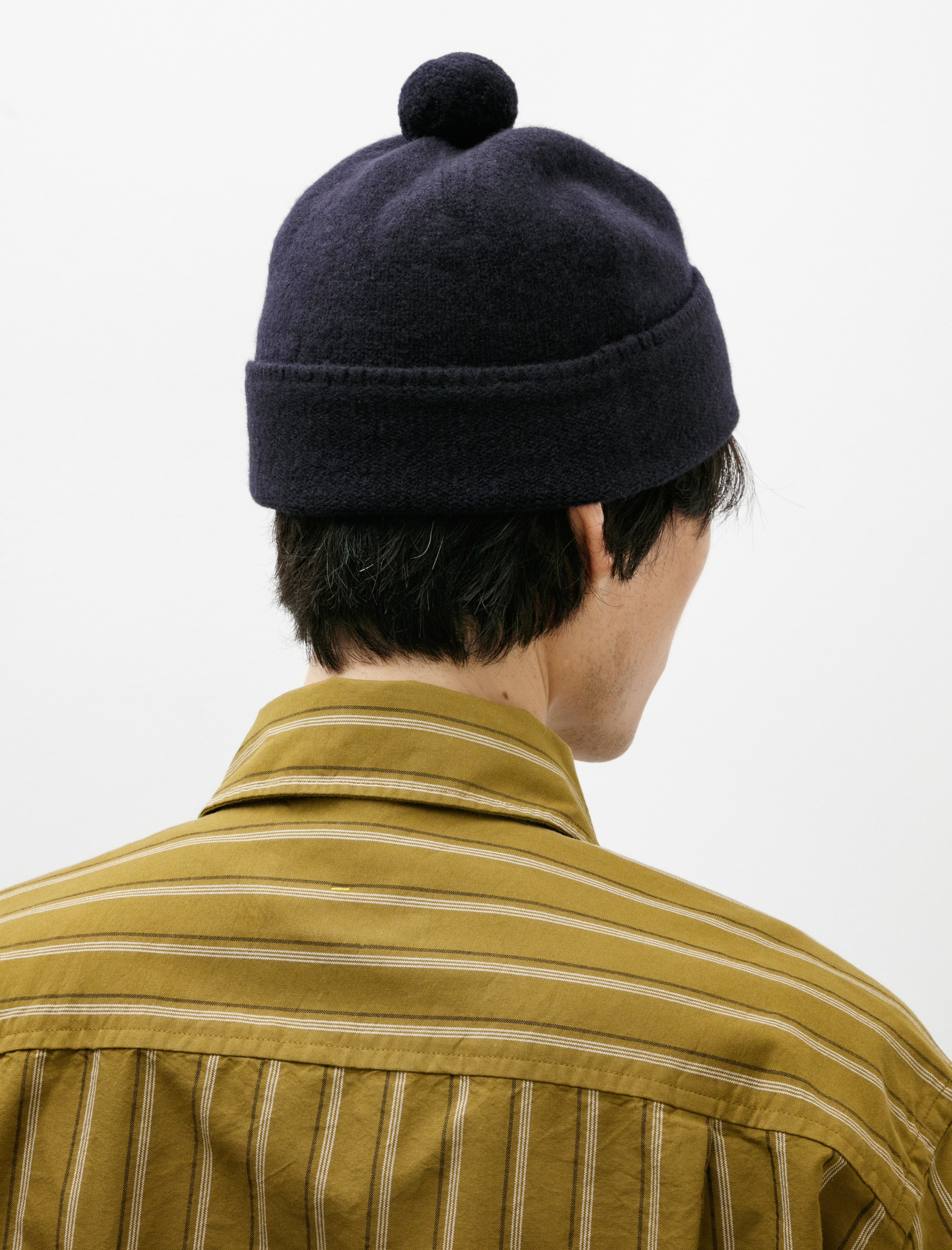 MHL Felted Hat Lambswool Navy