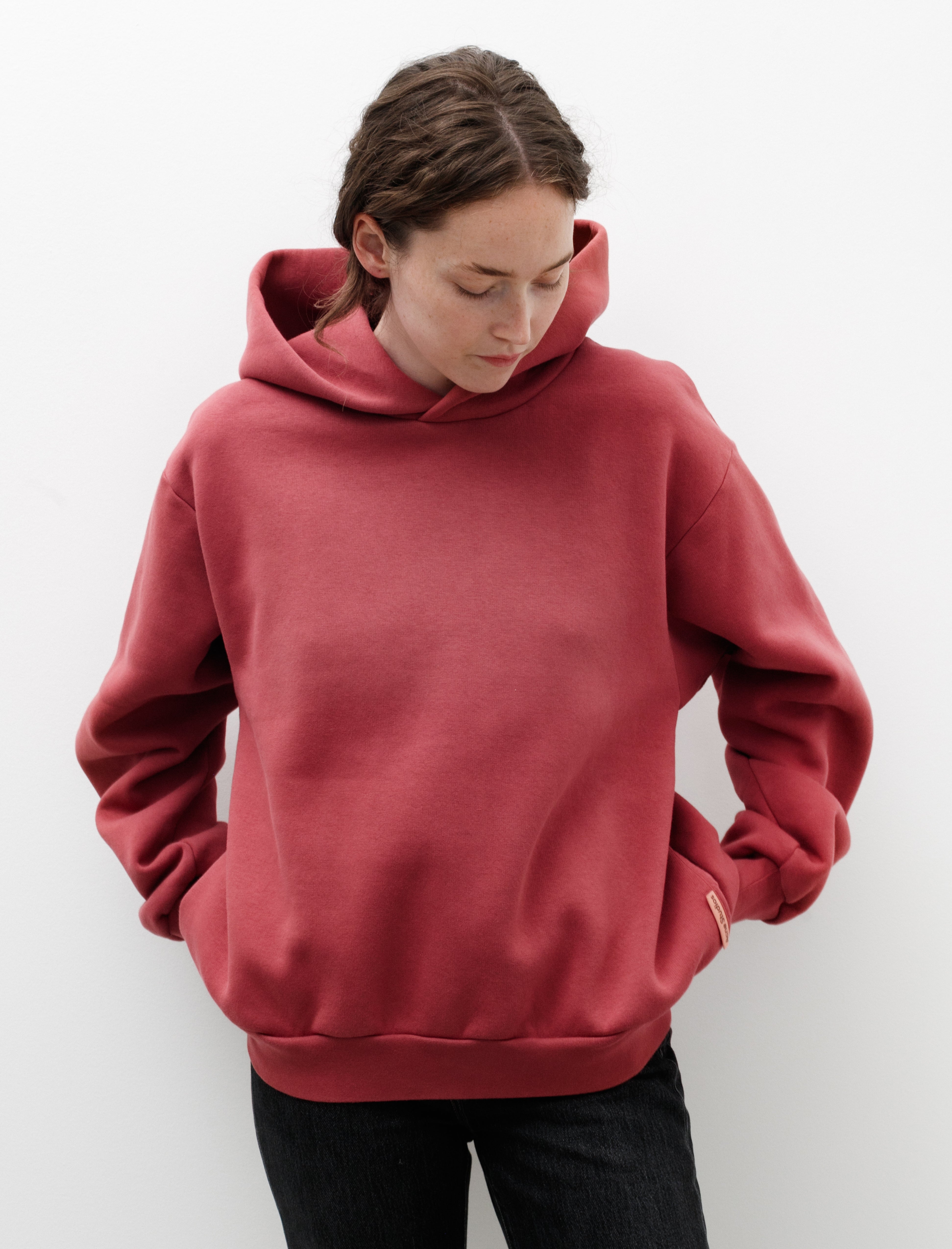 Acne Studios Hooded Sweatshirt Rosewood