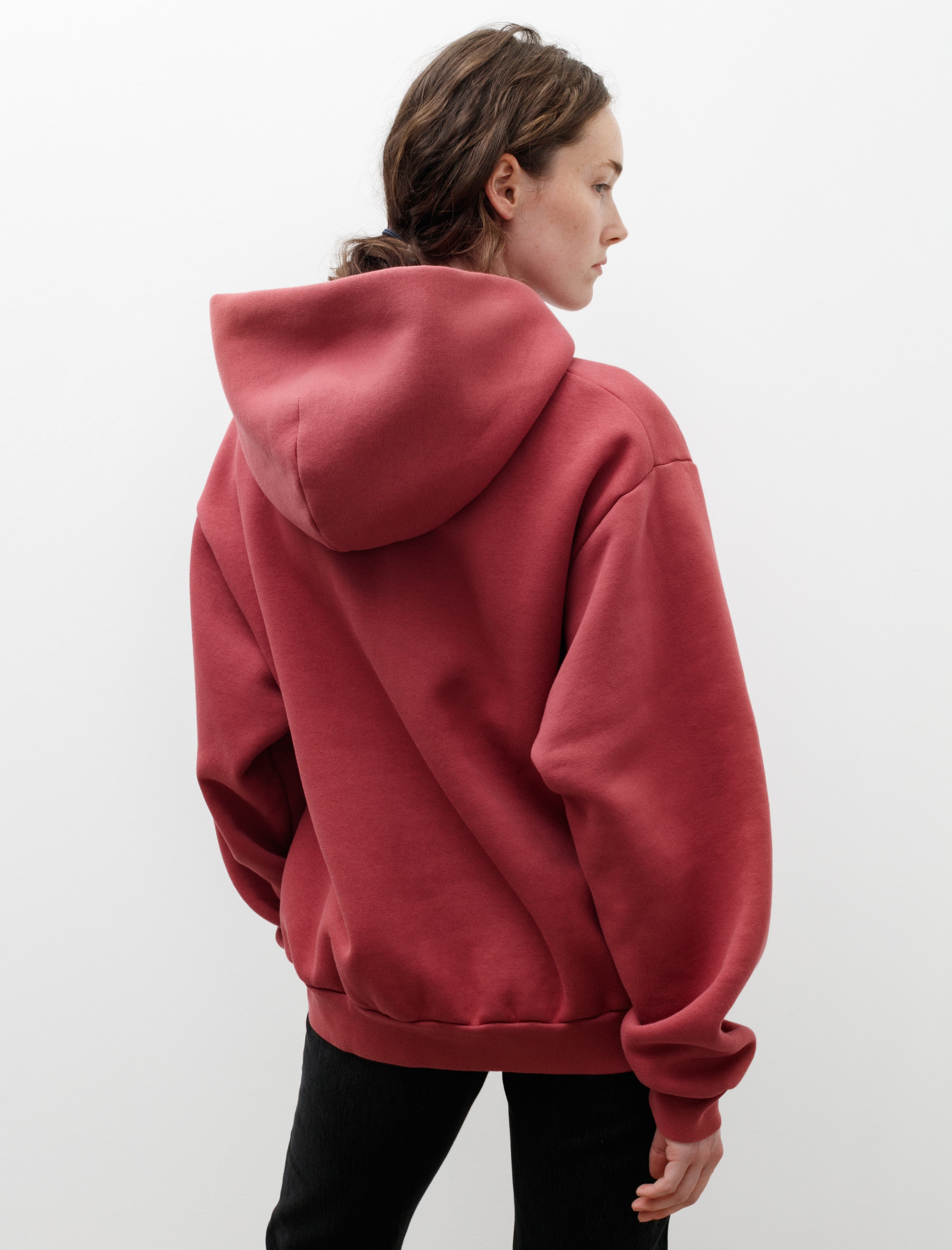 Acne Studios Hooded Sweatshirt Rosewood