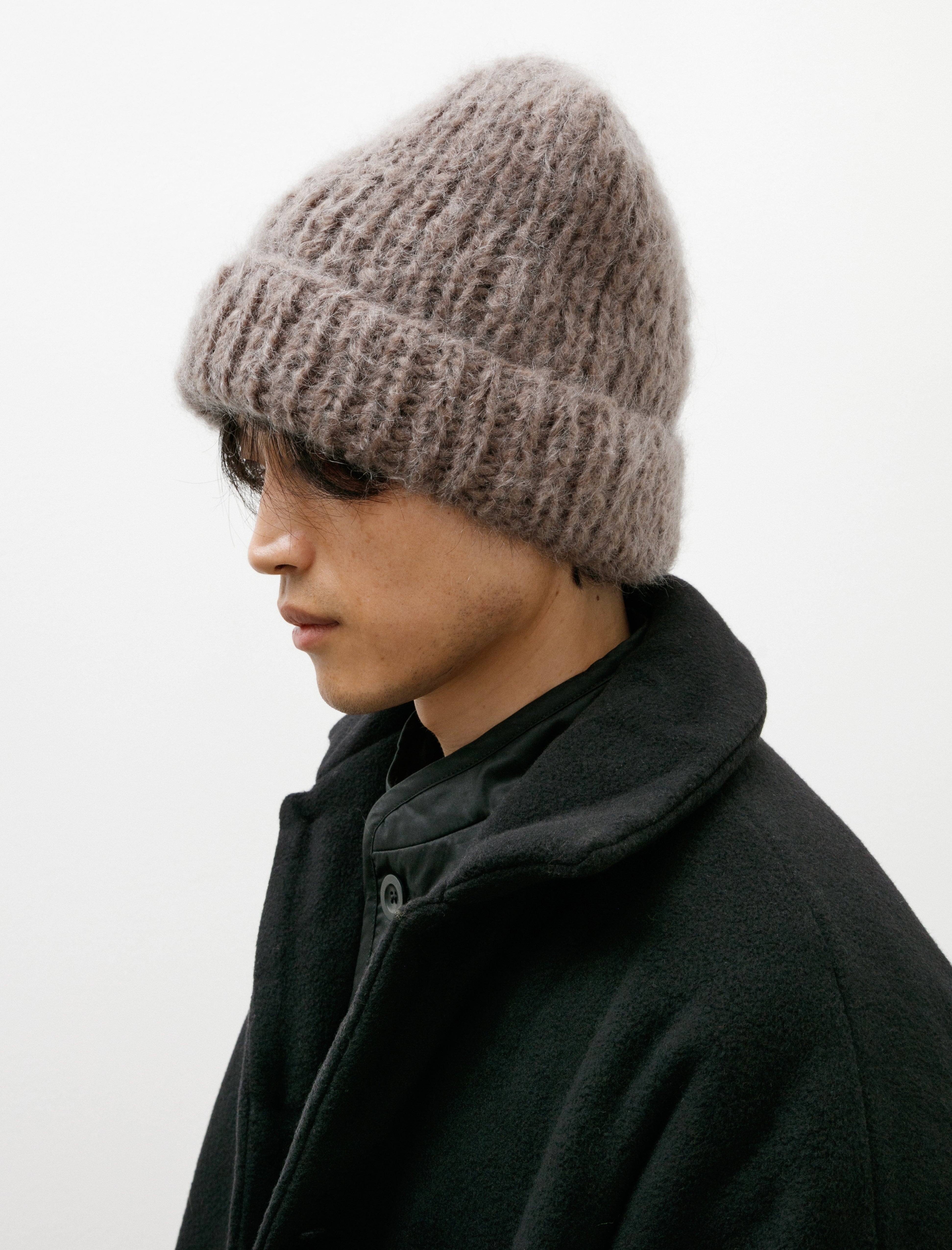 Mohair Beanie Khaki