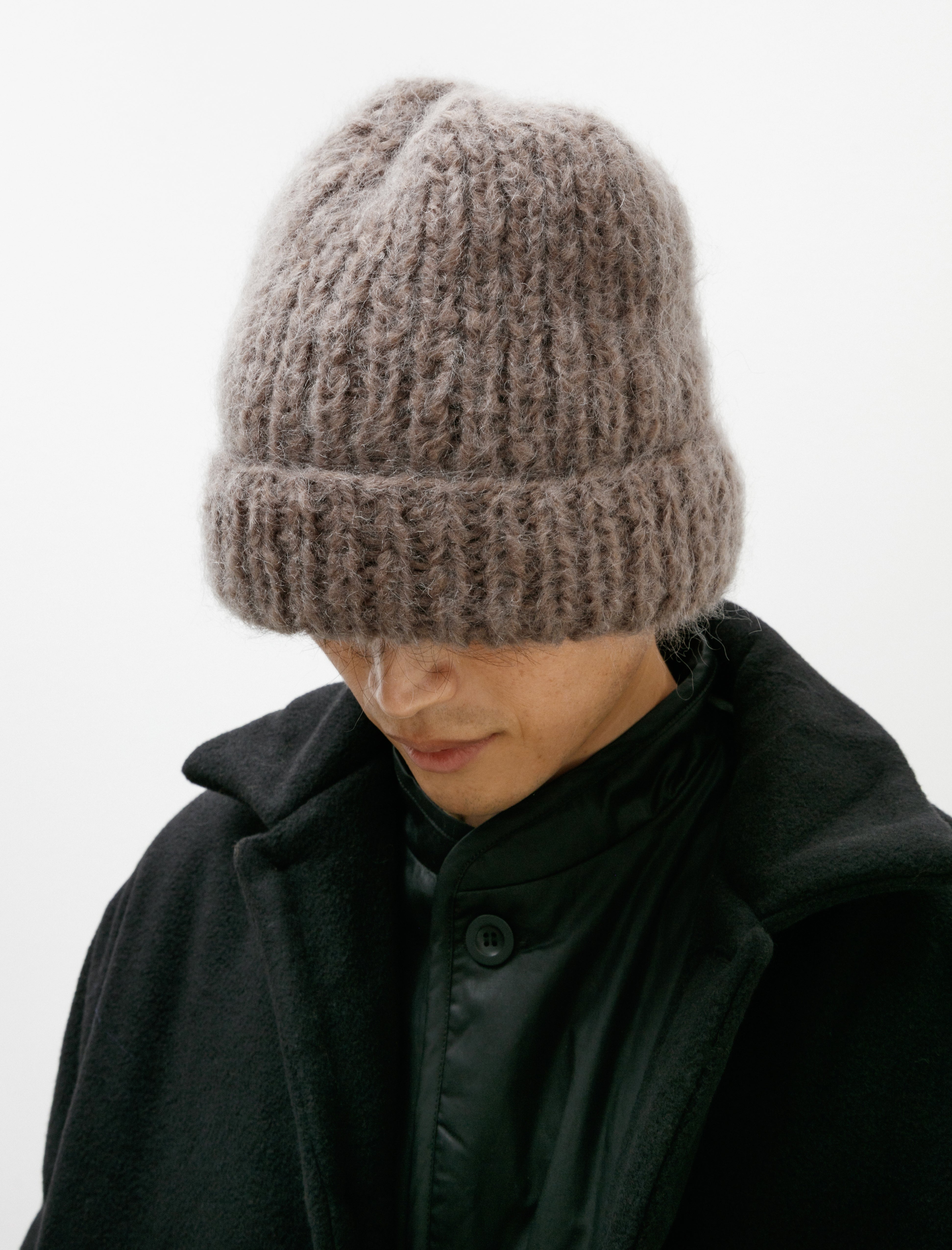 Mohair Beanie Khaki