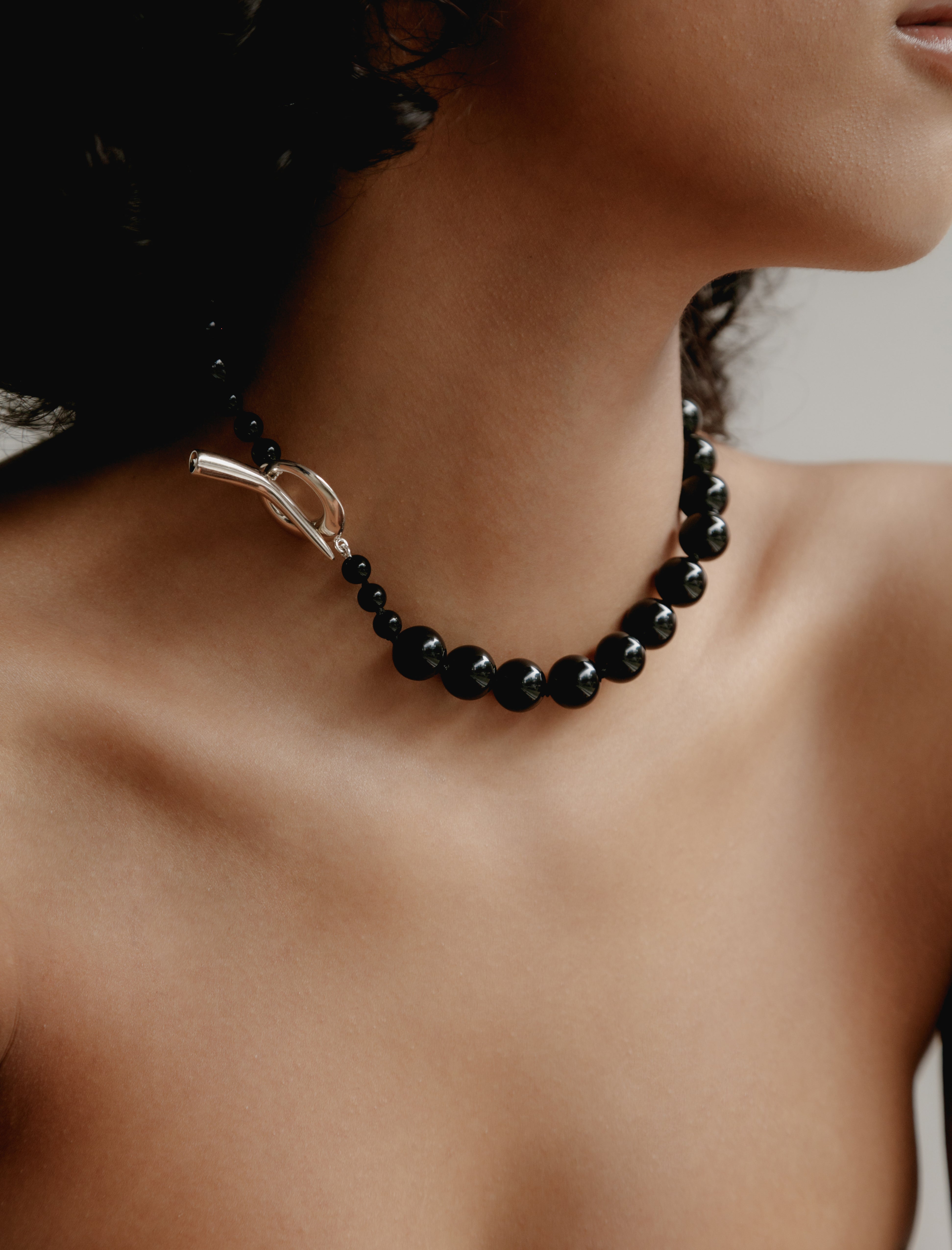 Sophie Buhai Everyday Boule Collar Onyx