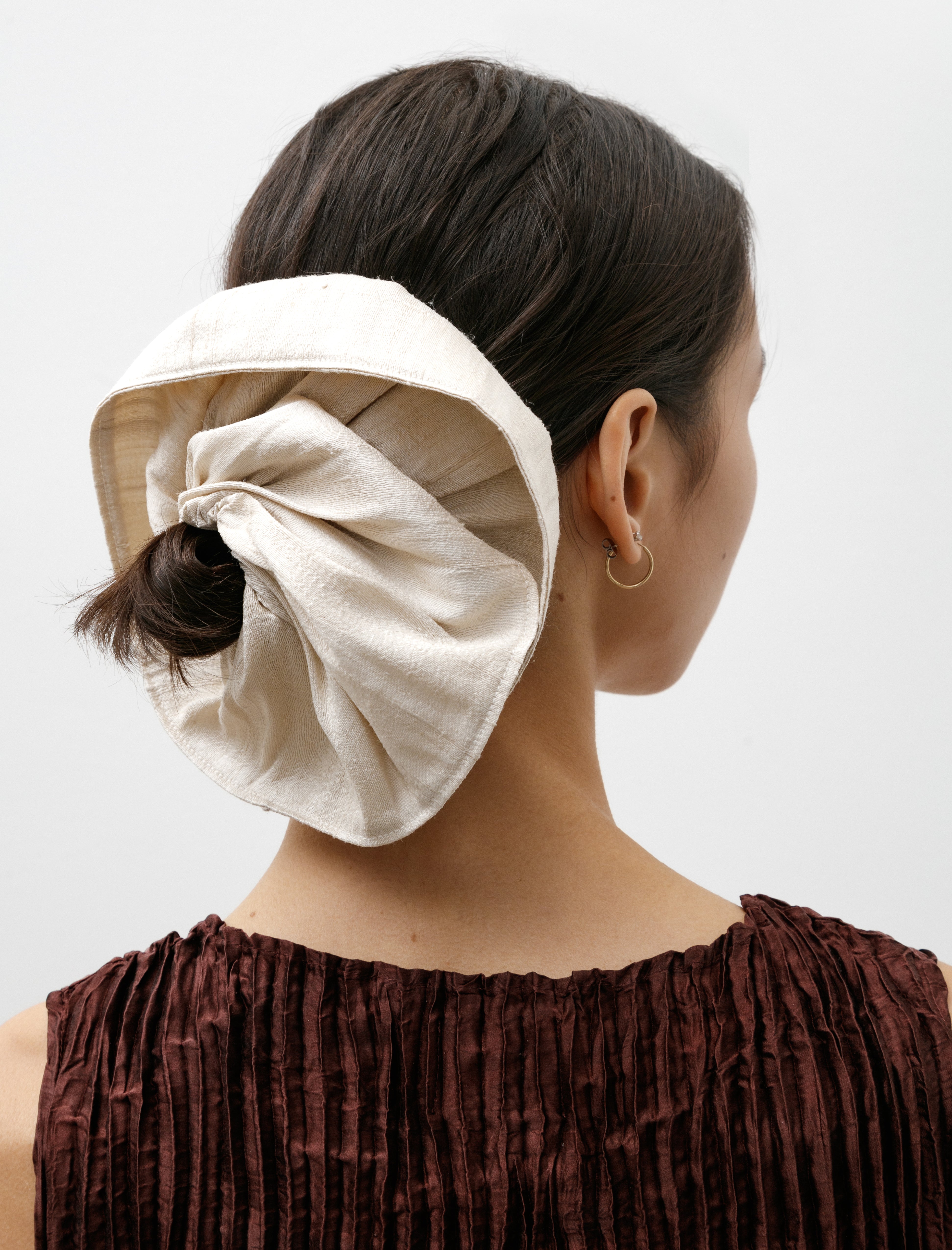 Raw Silk Scrunchie