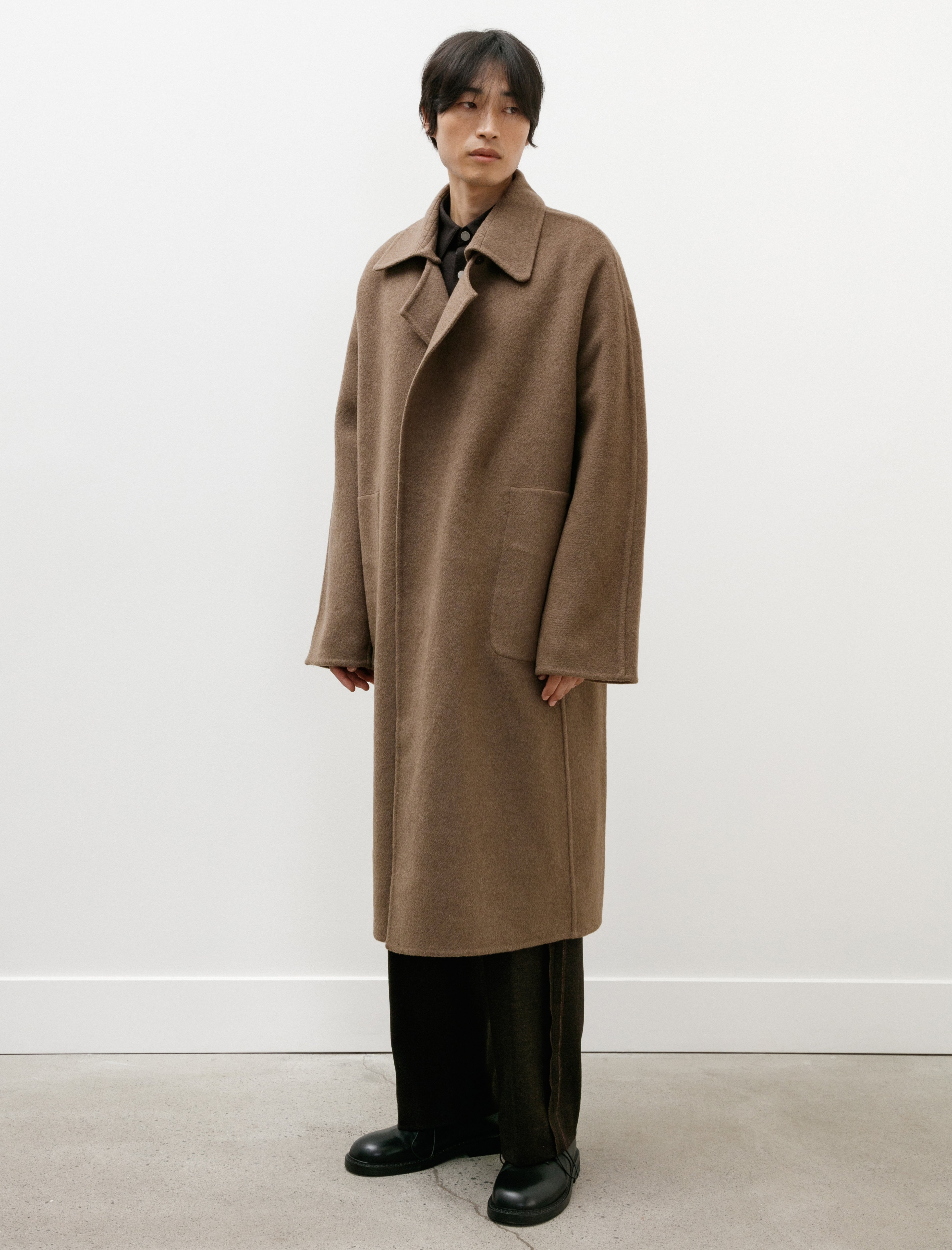 Seya Double Face Yak Coat Brown