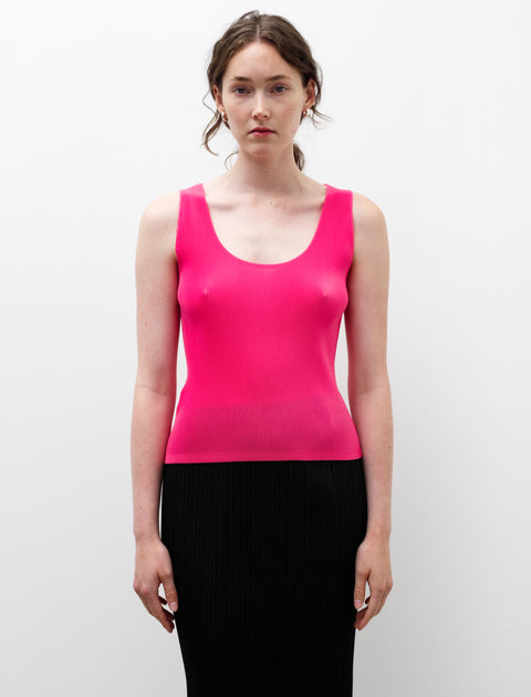 Pleats Please by Issey Miyake Mist Tank Top Bright Pink – Neighbour