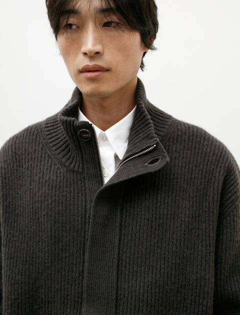 Seya Cloud Knit Blouson Yak Crimson Grey