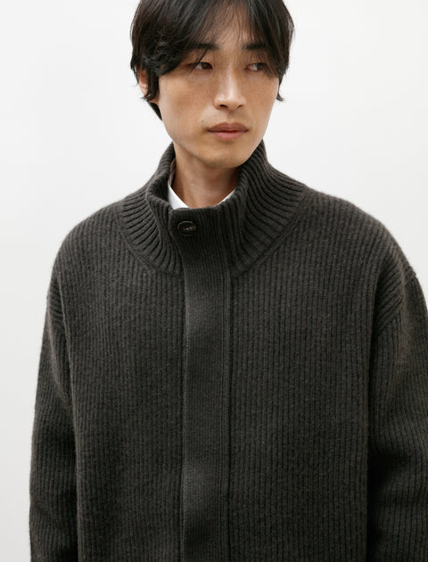 Seya Cloud Knit Blouson Yak Crimson Grey