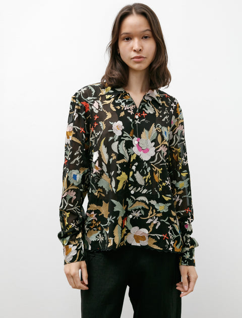 Bode Heirloom Floral LS Shirt