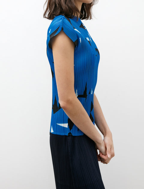 Pleats Please by Issey Miyake Lucid Top Sea Salt