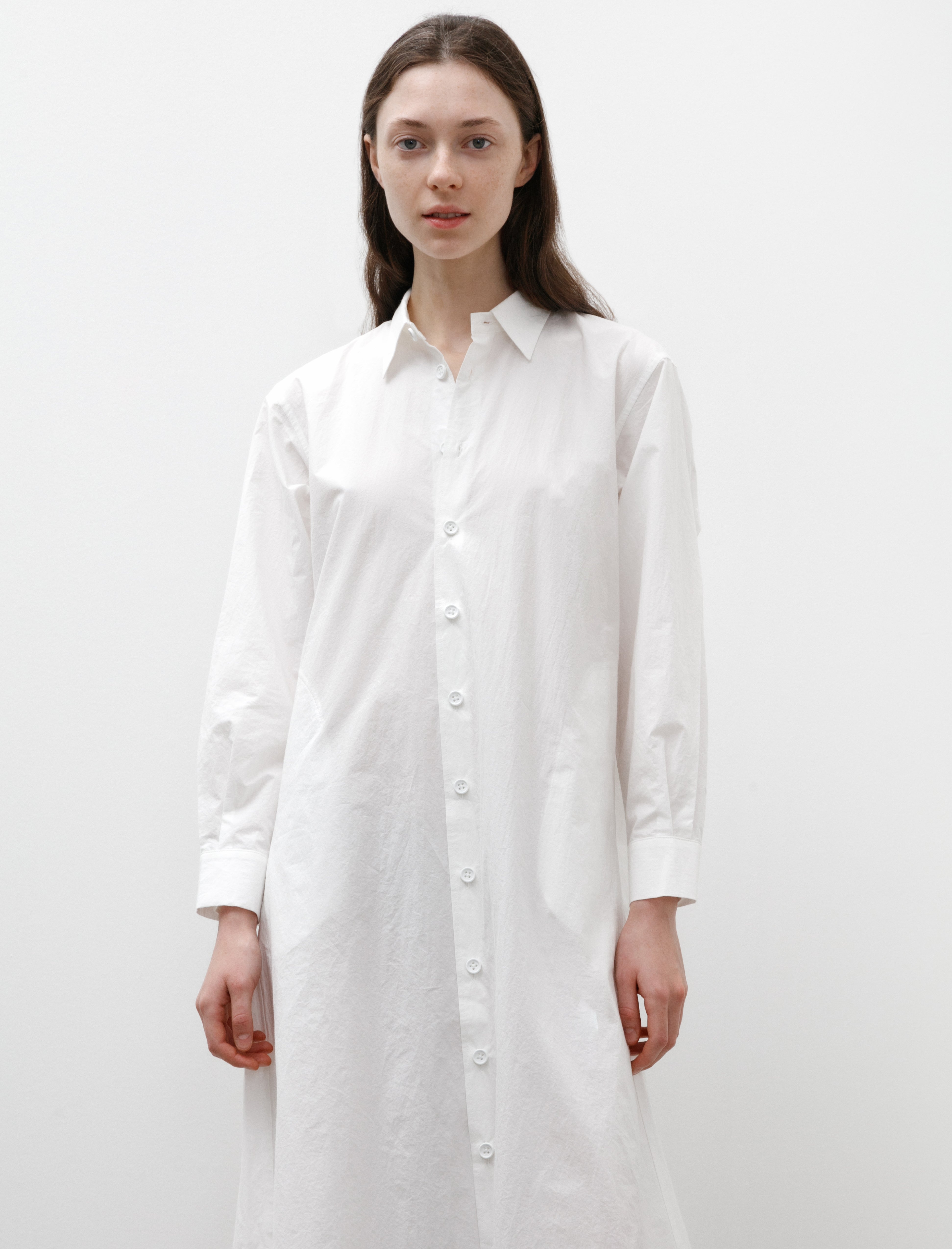 MAN-TLE W-R16A1 Shirt Dress White Summer