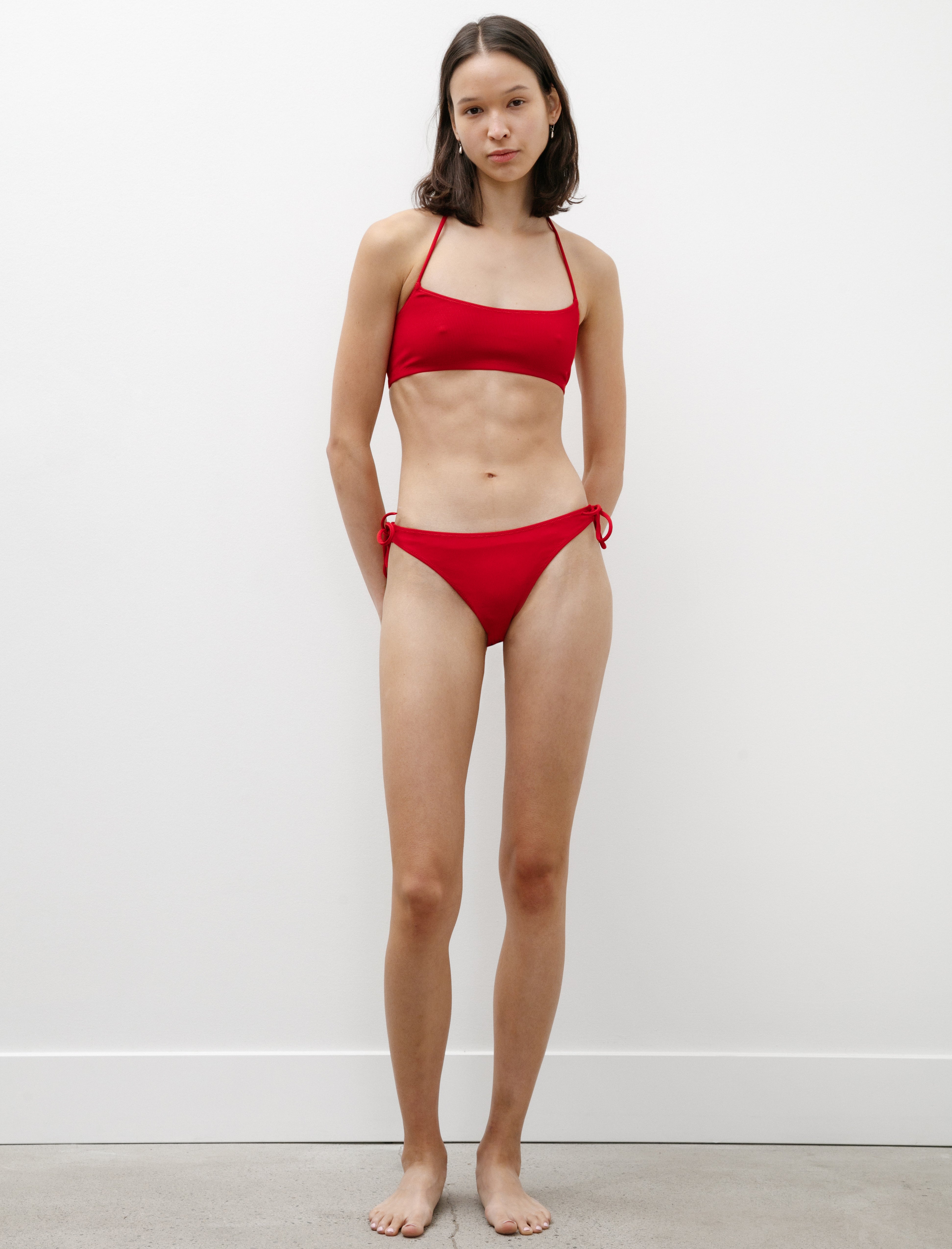 Lido Cinquantasette Rib Bikini Red